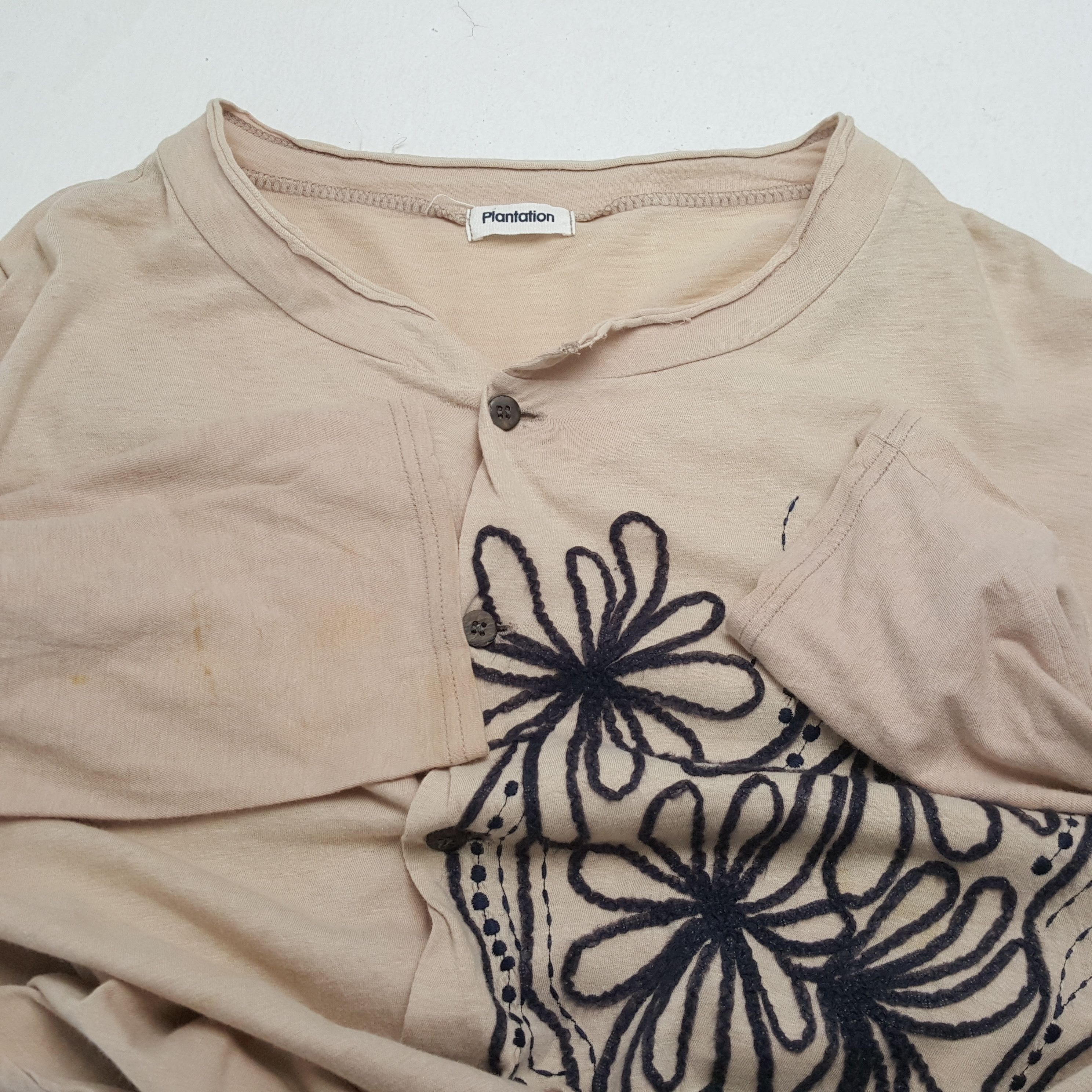 Designer × Japanese Brand × Vintage PLANTATION Japanese Designer Brand Issey Miyake Tshirt Size L / US 10 / IT 46 - 7 Thumbnail
