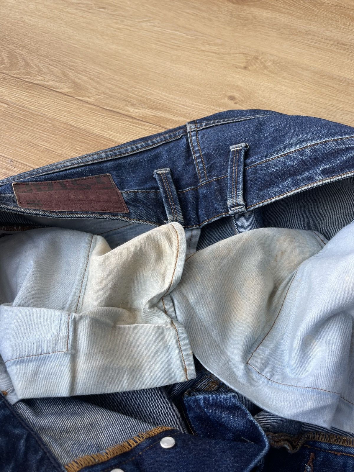 G-Star G-Star Raw Distressed Denim Jeans y2k Grunge Size US 34 / EU 50 - 19 Thumbnail