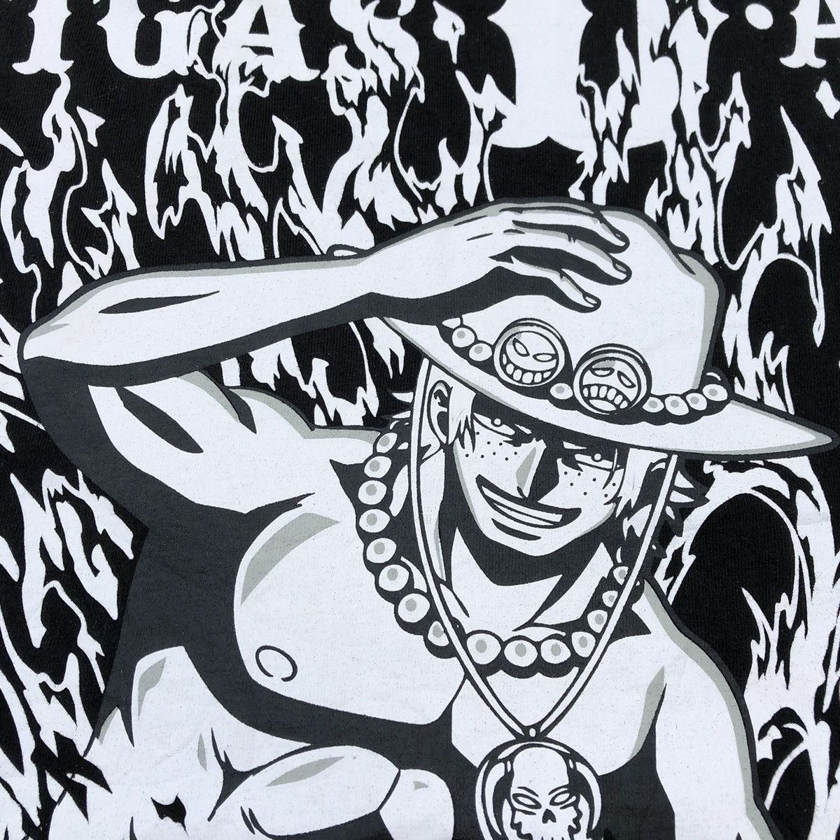 Anime × One Piece 🔥Rare🔥🇯🇵One Piece Portgas D Ace Fire Fist Promo Anime Tee Size US XL / EU 56 / 4 - 4 Thumbnail