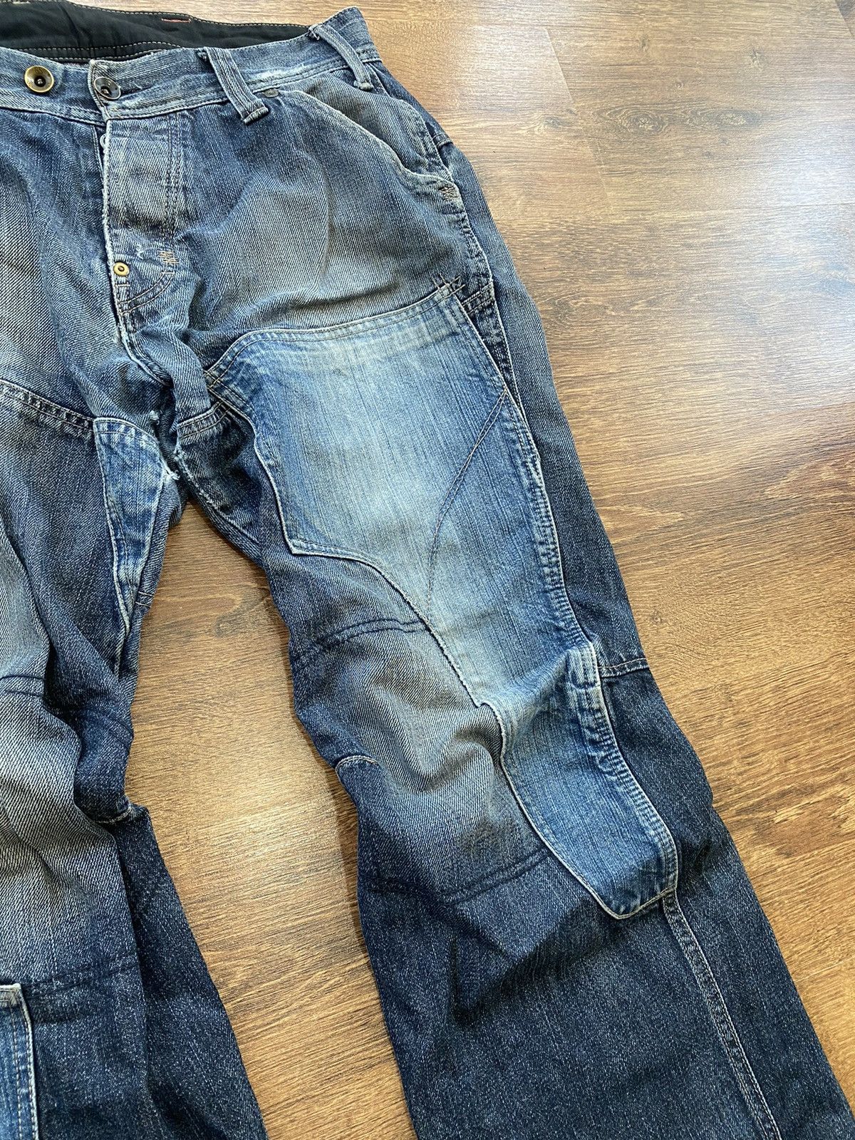 14th Addiction Vintage Y2K G Star archive Denim Cargo Baggy pants Jeans Size US 33 - 11 Thumbnail