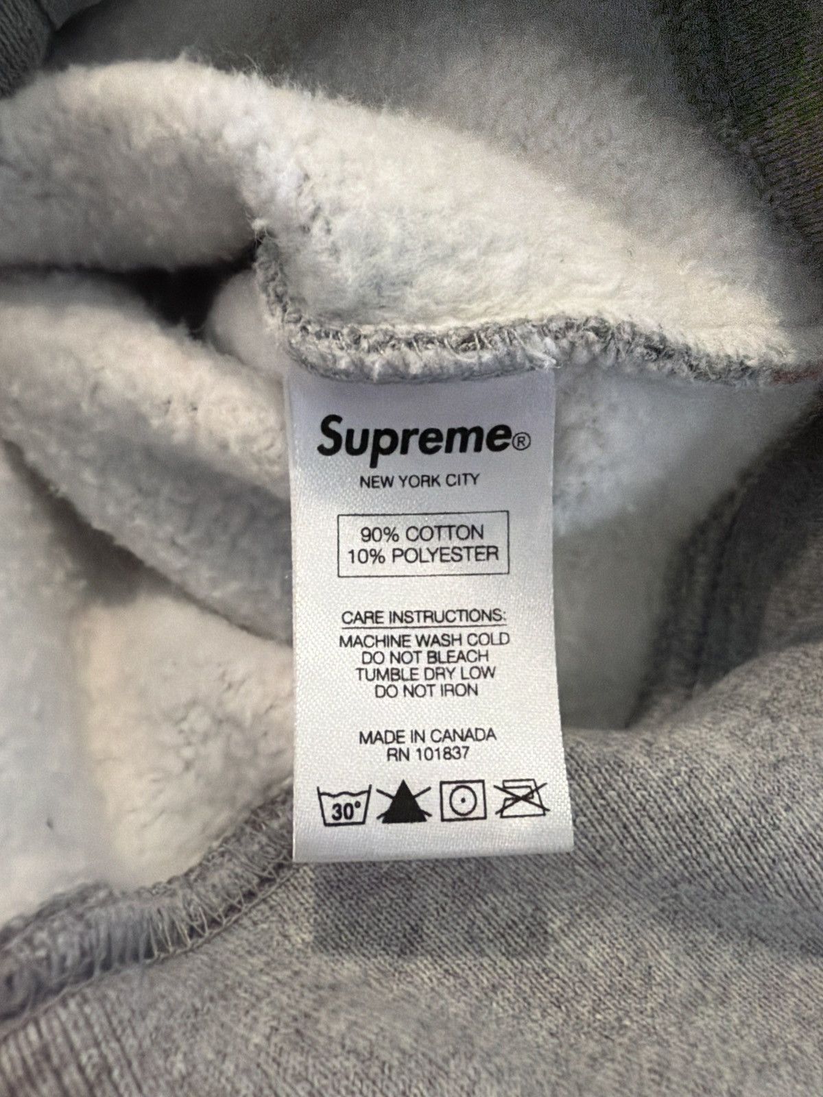 Supreme SUPREME SPLIT HOOD ZIP UP FW16 MEDIUM Size US M / EU 48-50 / 2 - 7 Thumbnail