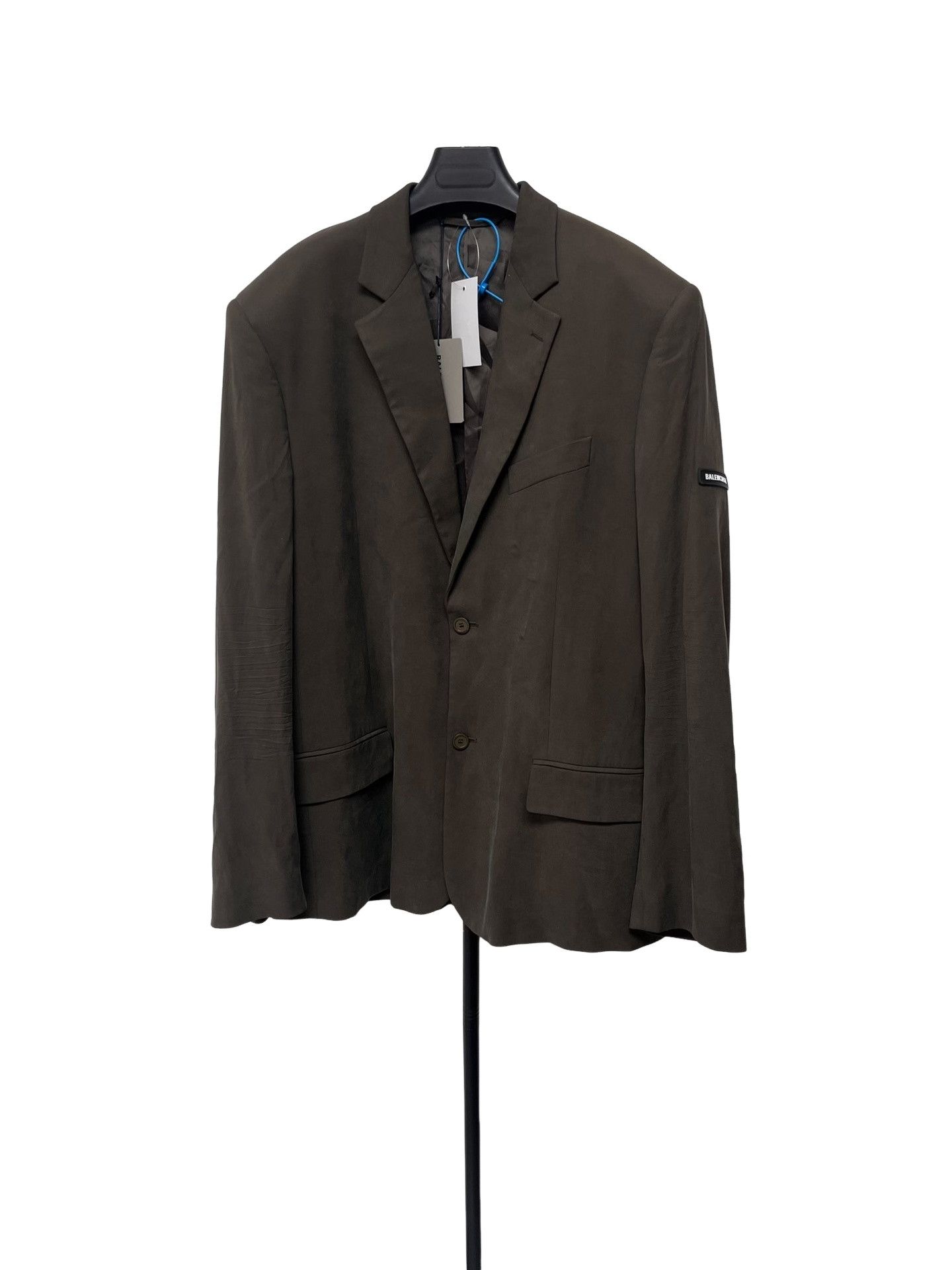 Balenciaga Balenciaga Wardrobe Logo Patch Single Breasted Jacket 44 Size US S / EU 44-46 / 1 - 1 Thumbnail