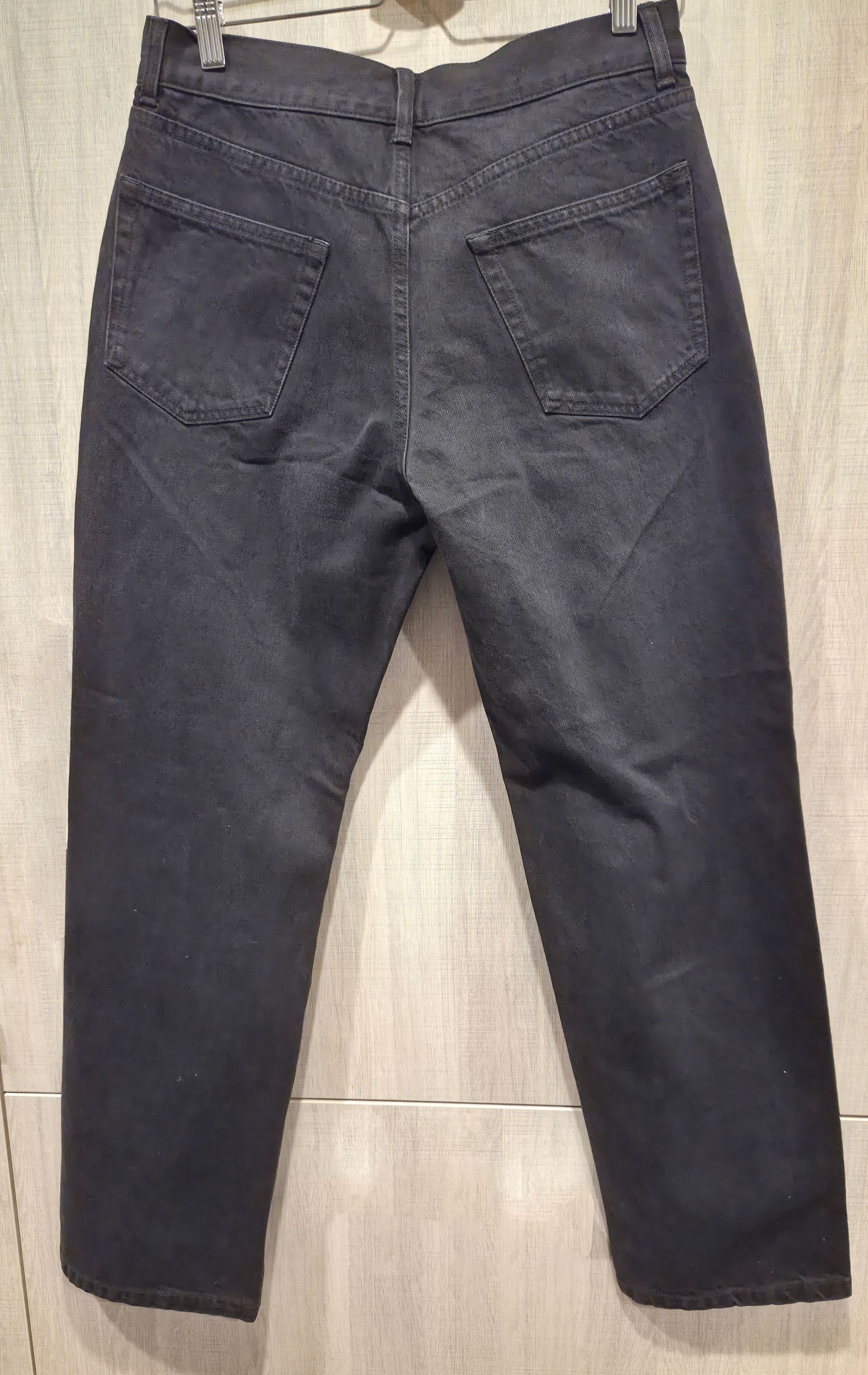 The Row The Row Black Denim Straight-Leg Jeans Size US 30 / EU 46 - 2 Thumbnail
