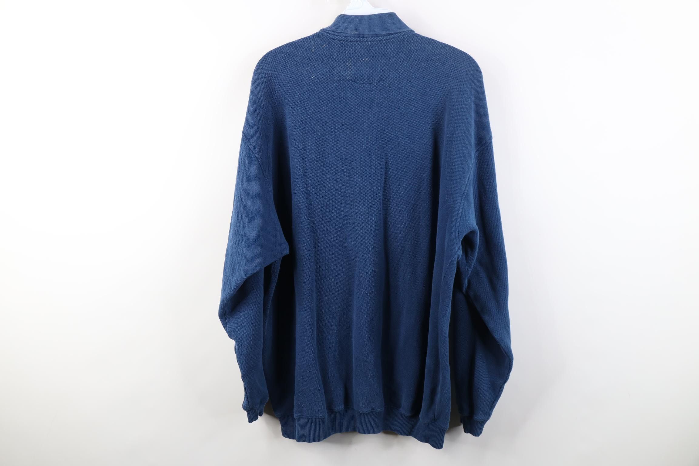 Vintage Vintage 90s Streetwear Heavyweight Knit Pullover Polo Size US M / EU 48-50 / 2 - 11 Thumbnail