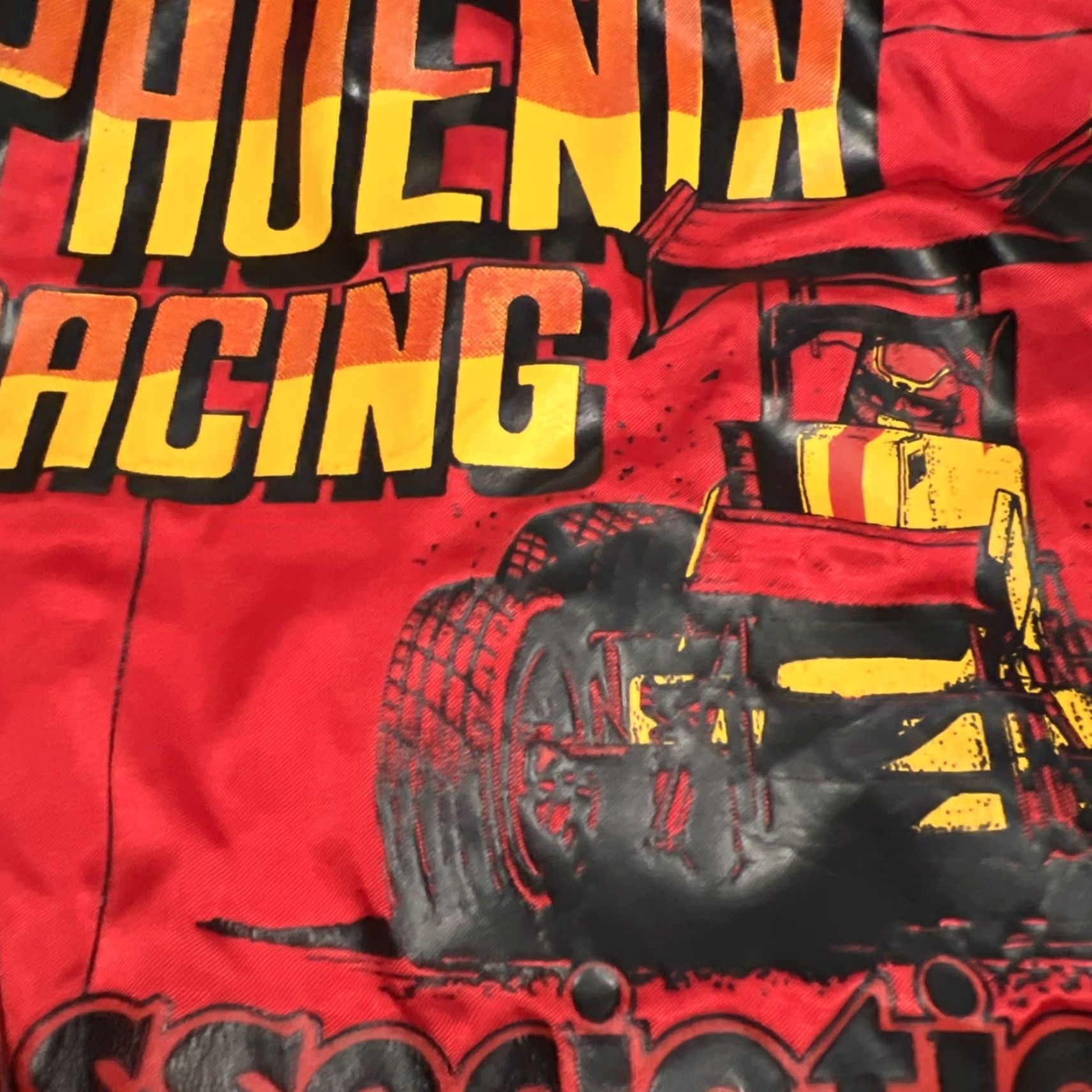 Vintage VINTAGE Capricorn Satin Jacket Men’s M Red Sprint Car Phoenix Racing Association Made USA Size US M / EU 48-50 / 2 - 5 Thumbnail