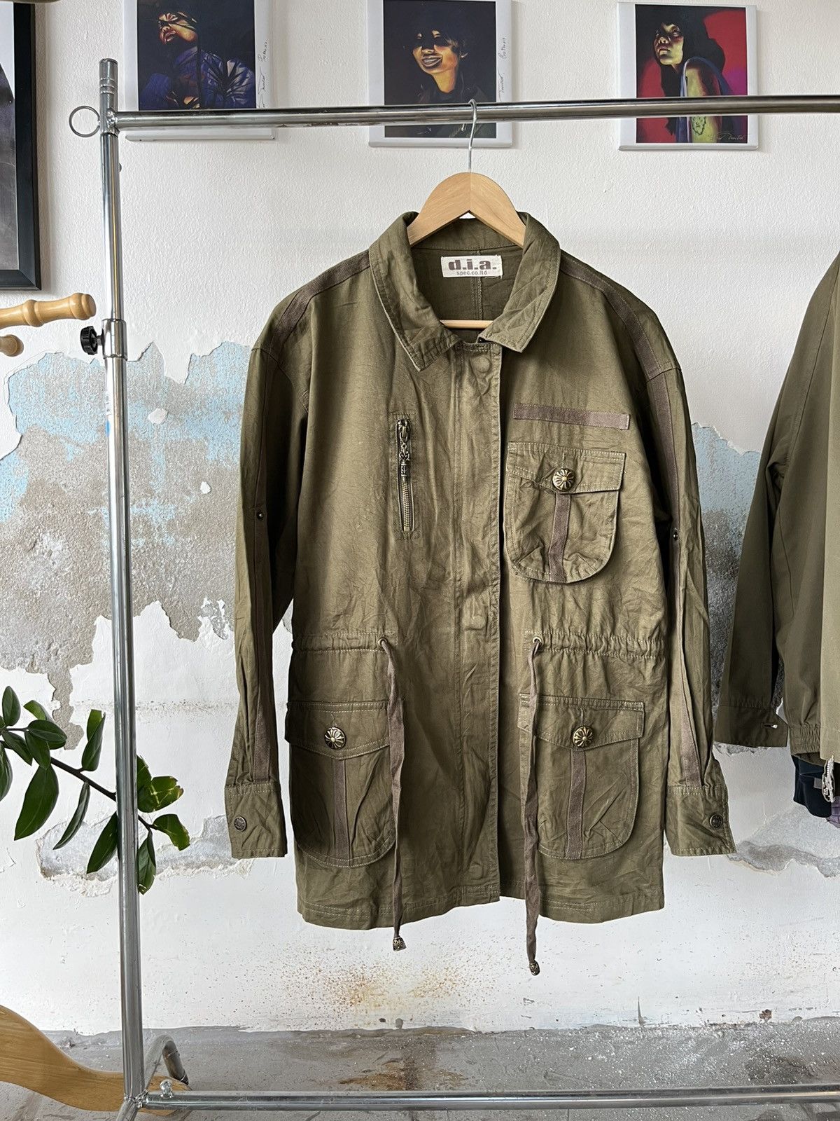 Japanese Brand D.I.A military Multi Pocket Detachable Jacket Size US M / EU 48-50 / 2 - 1 Thumbnail
