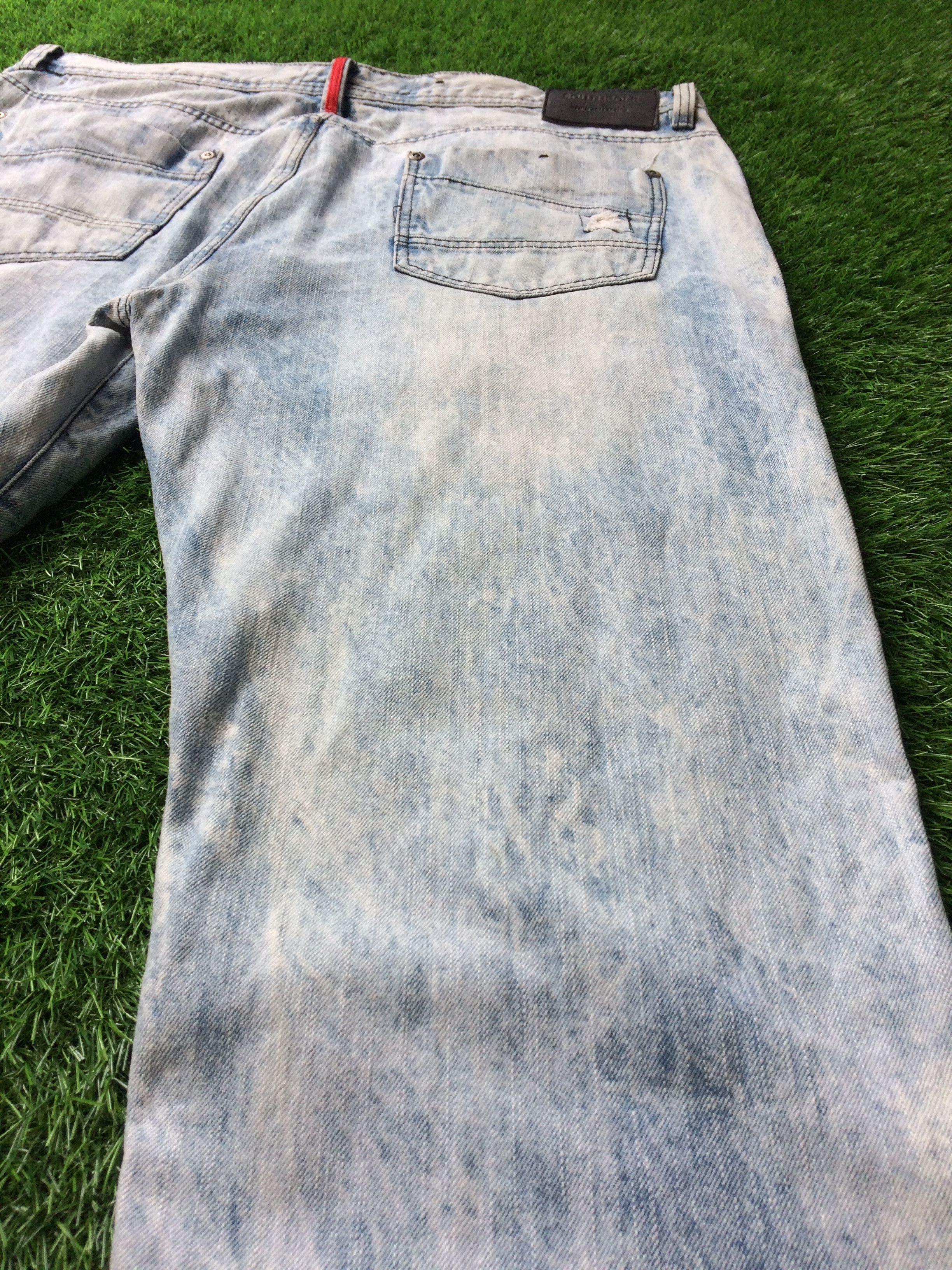 Southpole Distressed Ripped Southpole Acid Wash Jeans D-722 Size US 40 / EU 56 - 8 Thumbnail