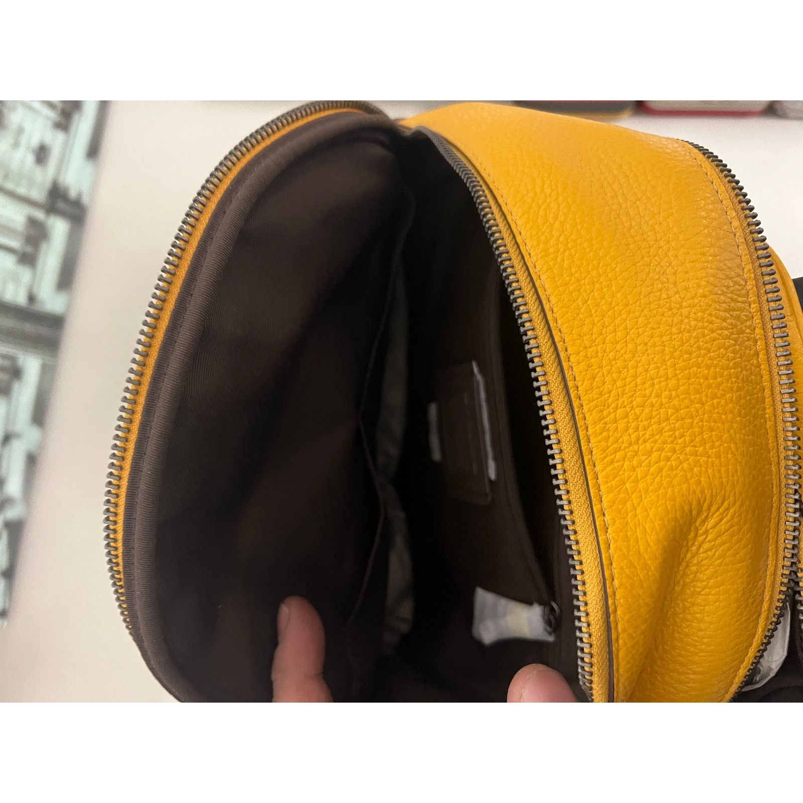 Coach Coach 5666 Court Backpack IN Ochre Size ONE SIZE - 6 Thumbnail