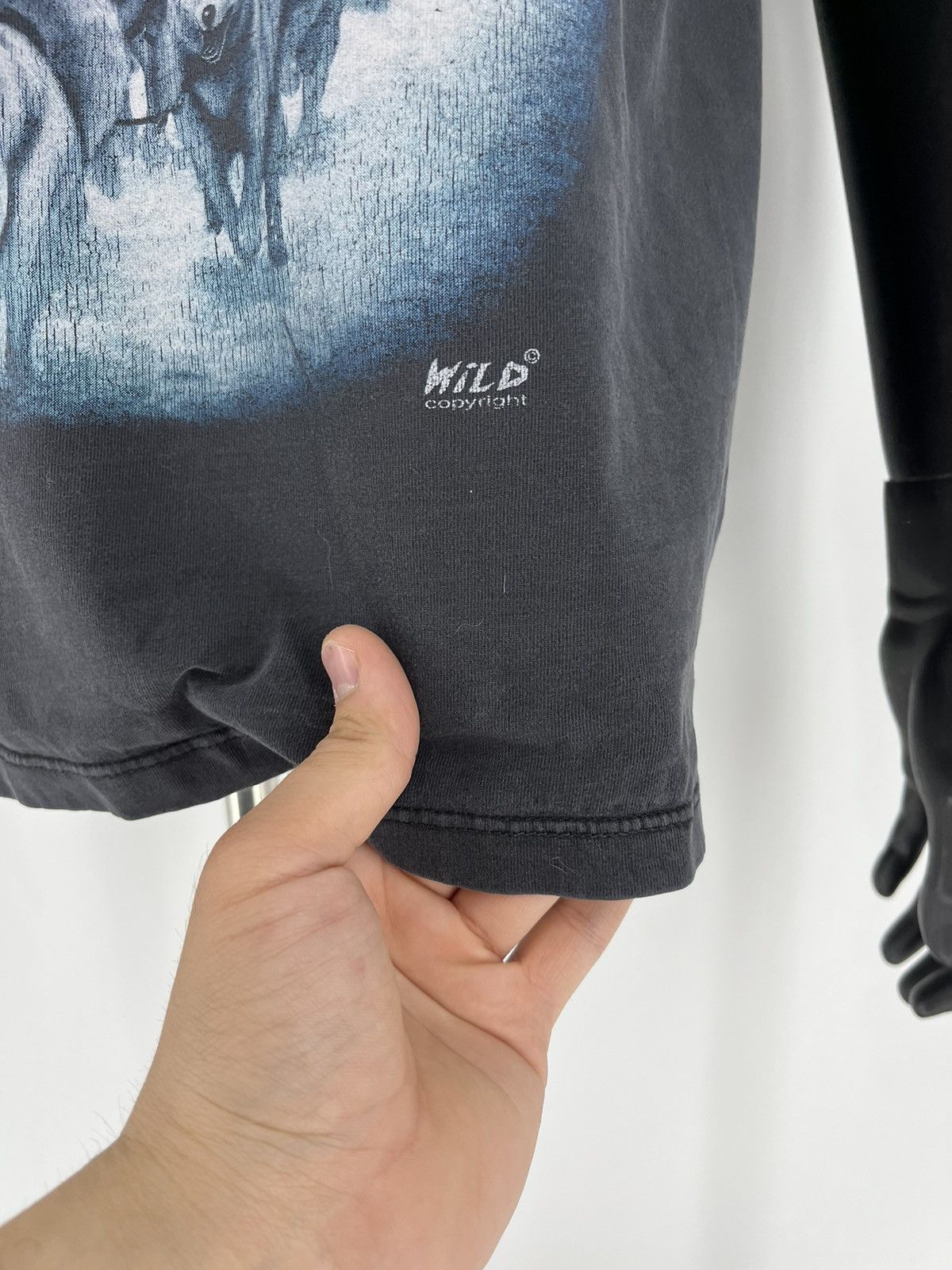 Band Tees Vintage 90s Wolf Face Boxy Fit Tee Toys Rock Size US L / EU 52-54 / 3 - 8 Thumbnail