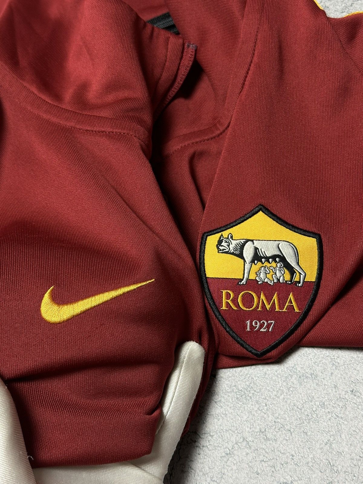 Nike Nike AS Roma Track Soccer Jacket Size US S / EU 44-46 / 1 - 6 Thumbnail