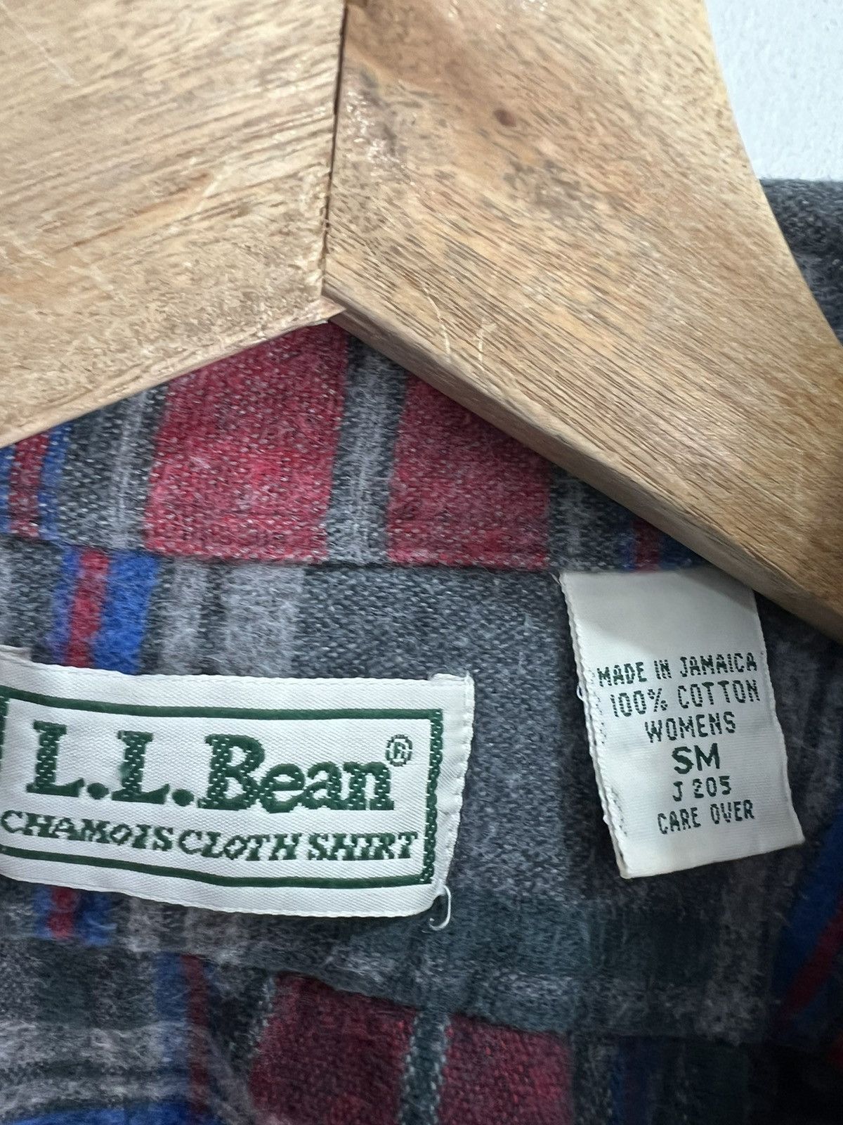 L.L. Bean Vintage Womens LL Bean Plaid Flannel Button Up Shirt Size S / US 4 / IT 40 - 3 Thumbnail