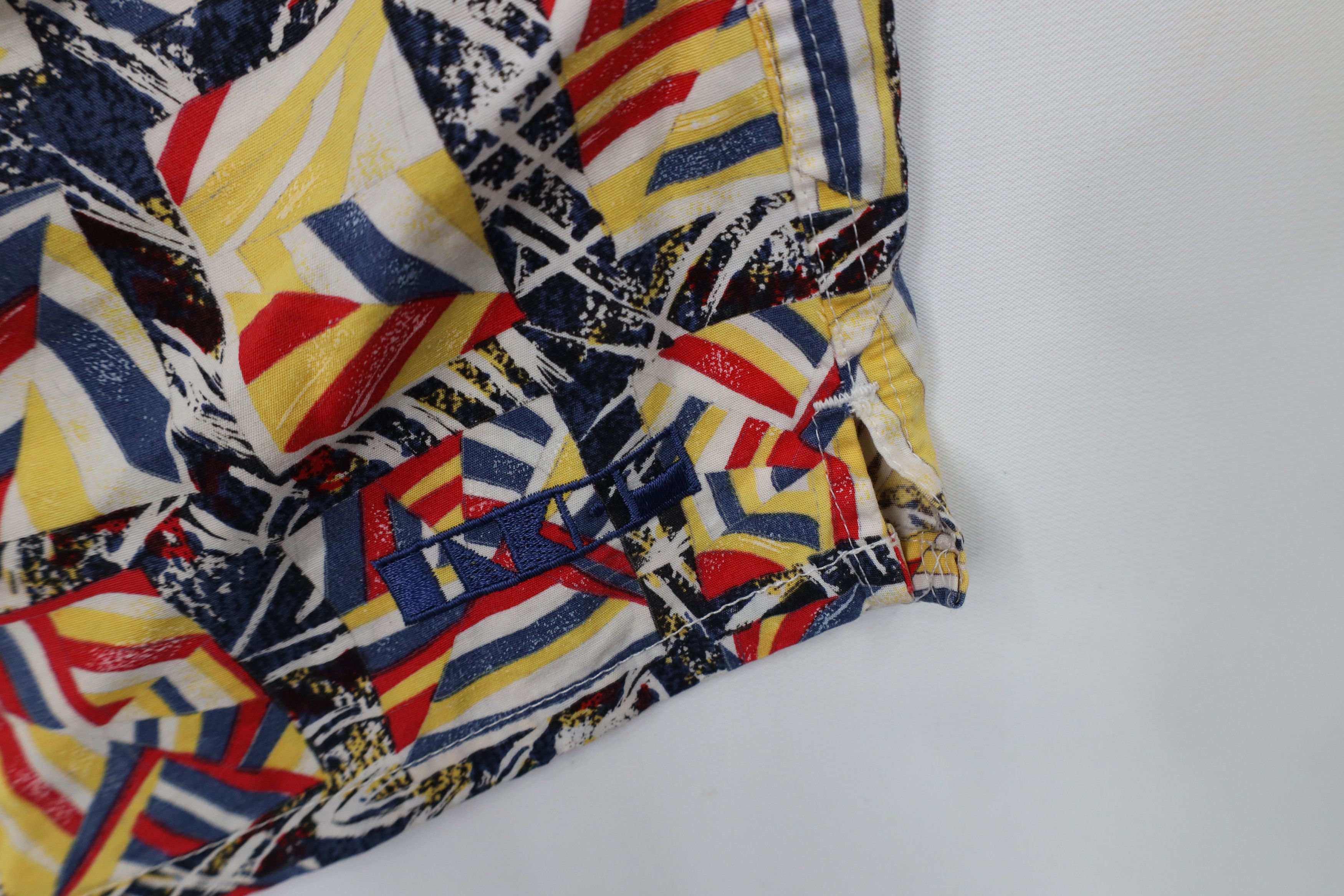 Vintage Vintage 90s Hobie Abstract Sailing Flags Lined Shorts Trunks Size US 32 / EU 48 - 5 Thumbnail