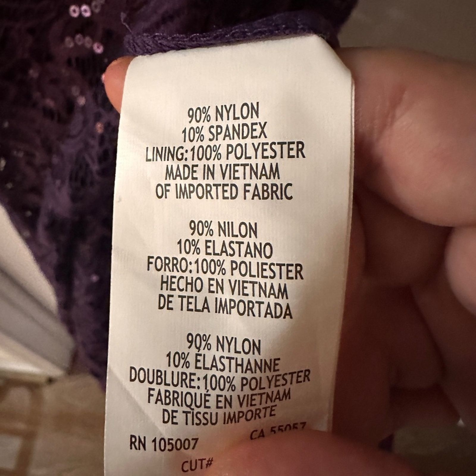Other Marina purple lace and sequin size 10 Size L / US 10 / IT 46 - 4 Thumbnail