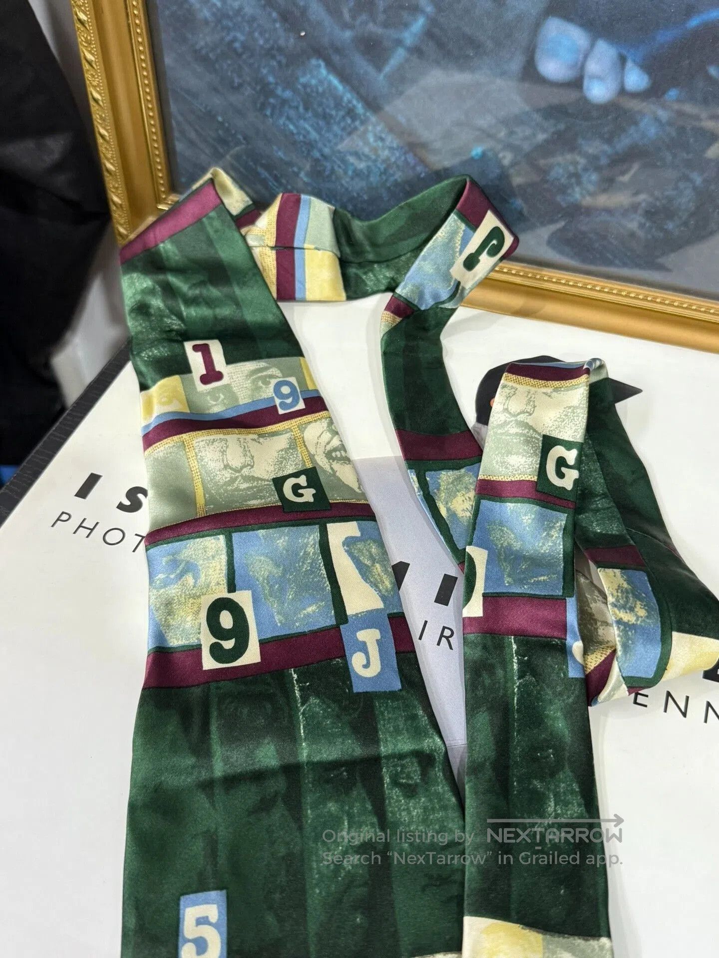 Jean Paul Gaultier Pop Art Silk Tie.