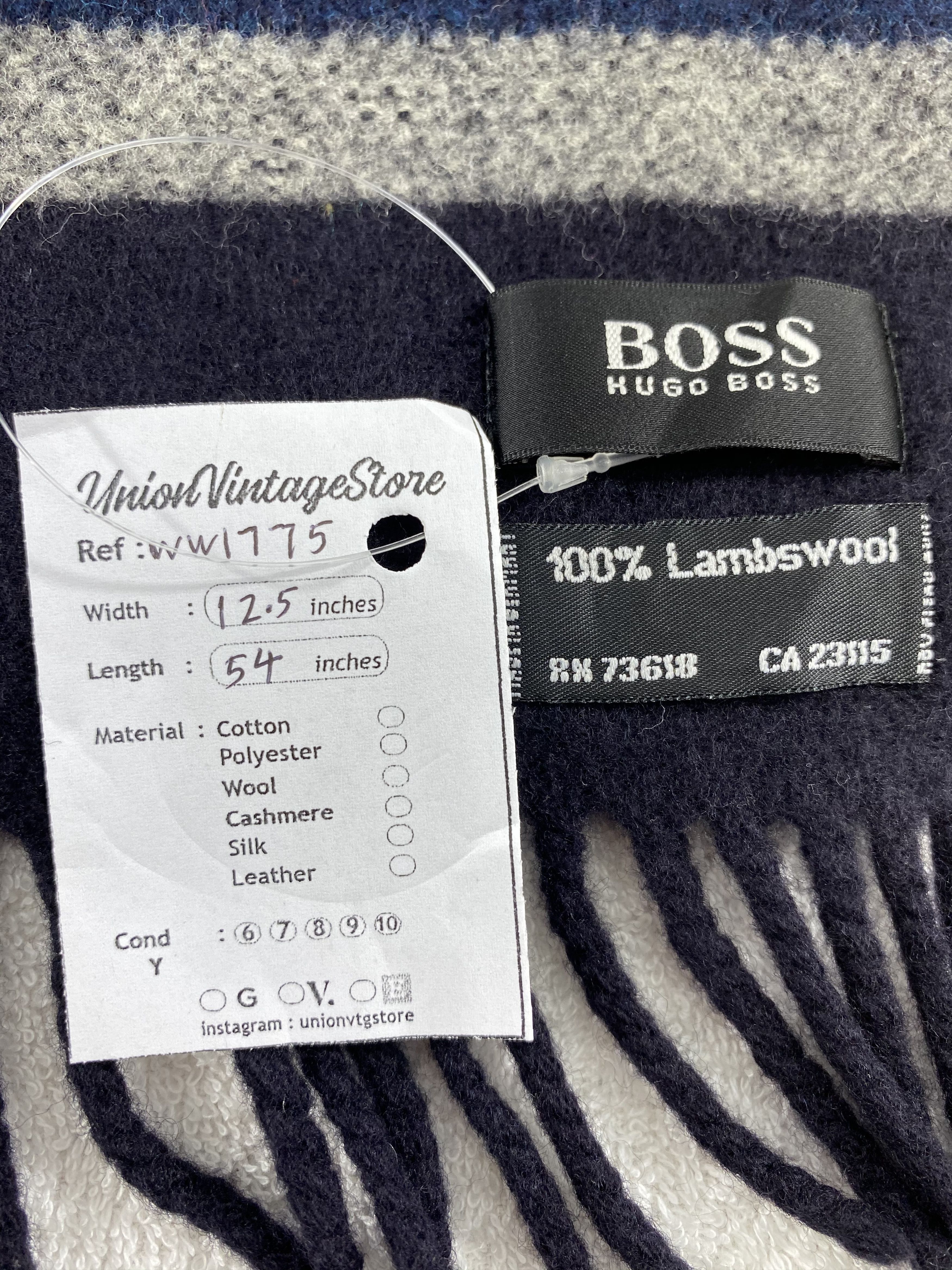 Hugo Boss Hugo Boss Scarf / Muffler / Neckwear - WW1775 Size ONE SIZE - 5 Thumbnail