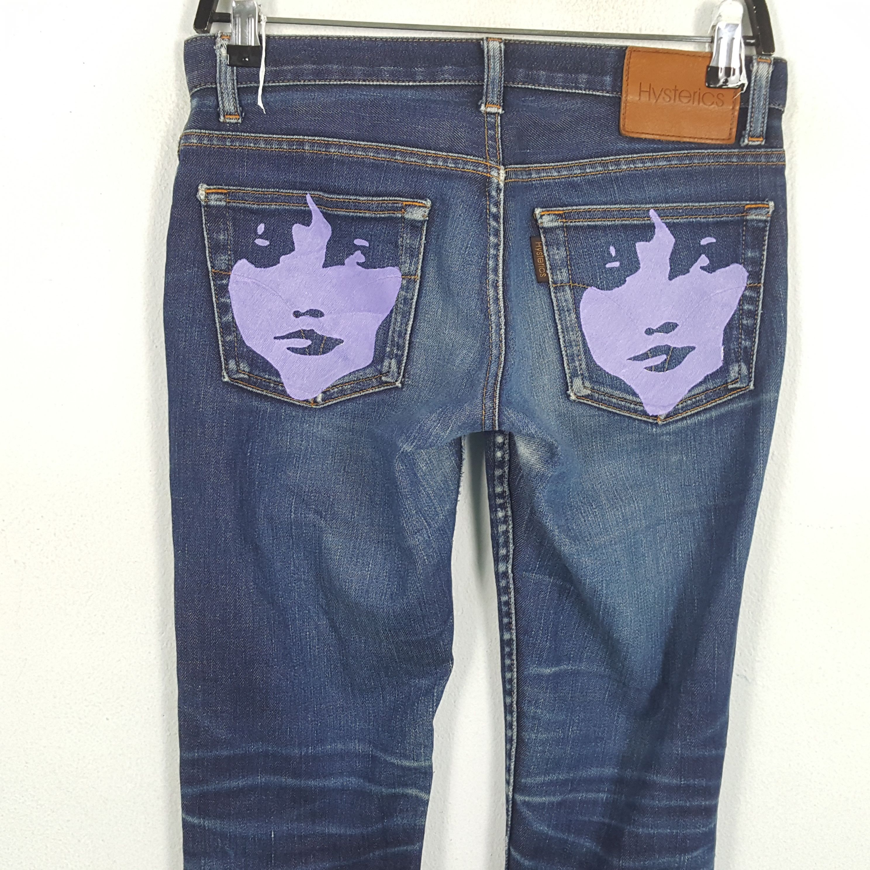 Hysteric Glamour × Japanese Brand × Vintage HYSTERIC GLAMOUR Japanese Brand Custom Art Style Jeans Size 29" - 2 Thumbnail