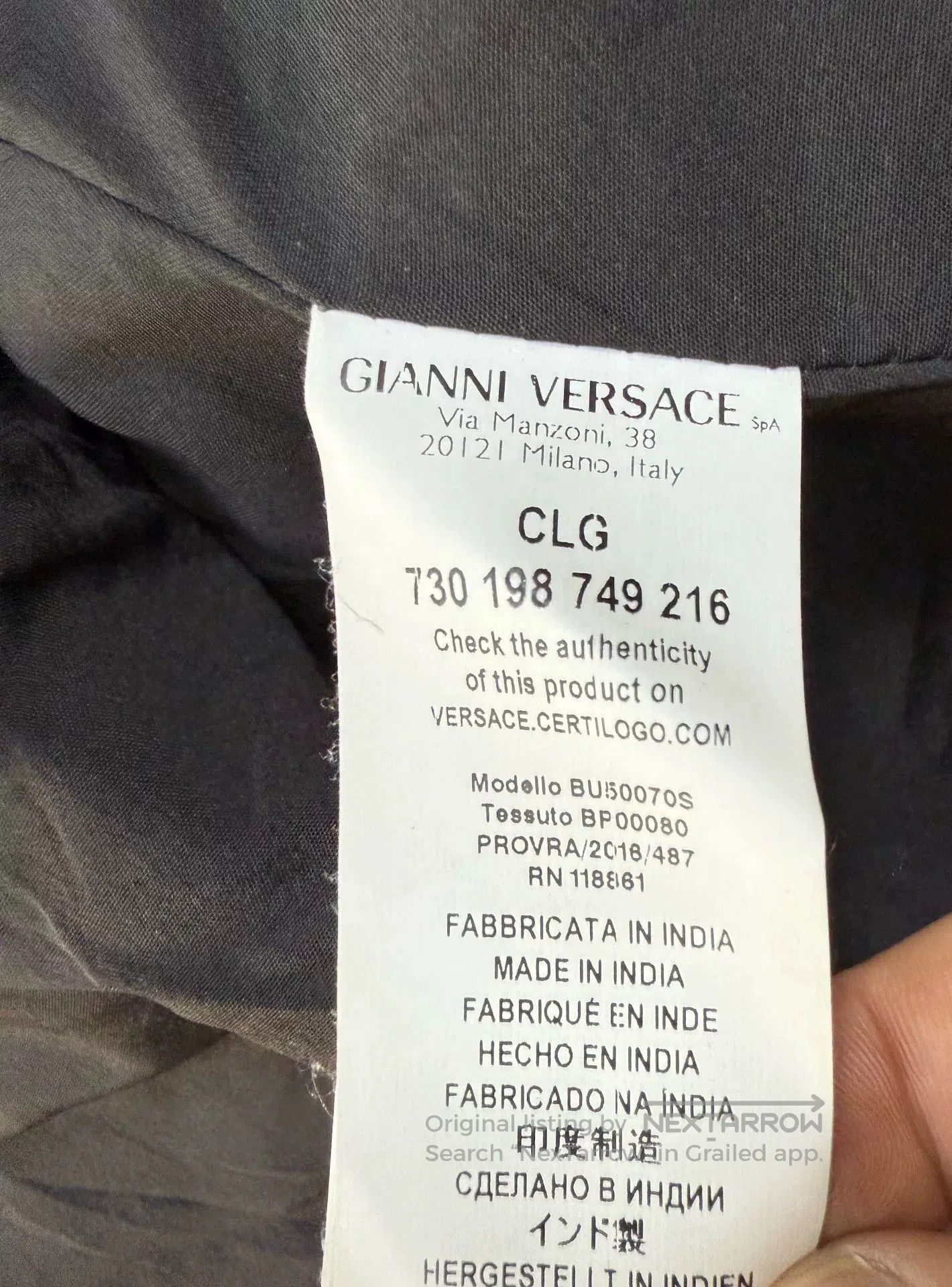 Versace Versace Black Leather Biker Jacket. Size US S / EU 44-46 / 1 - 5 Thumbnail