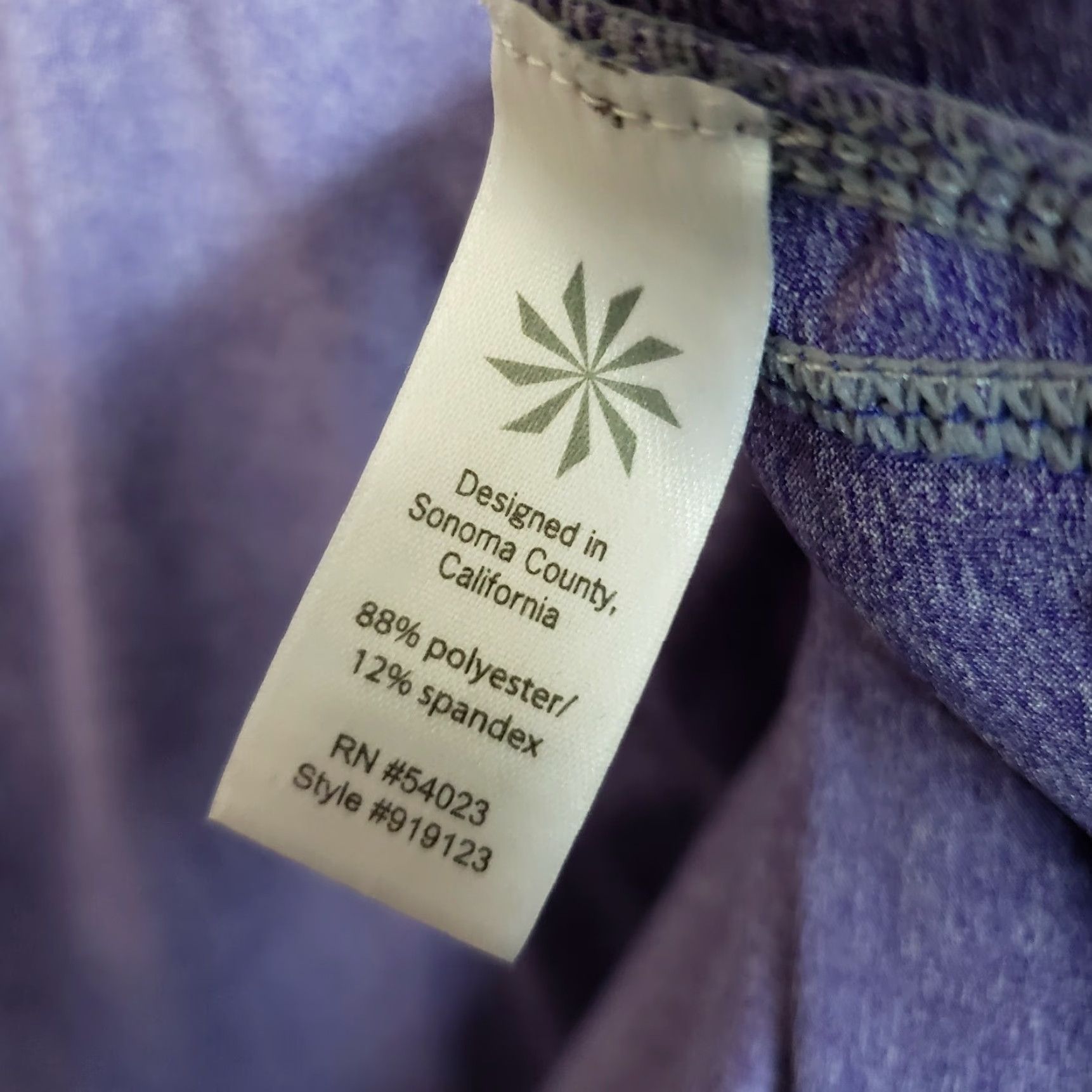 Athleta Athleta Womens Northern Lights Reflective Top XS Purple Gray Long Sleeve Shirt Size XS / US 0-2 / IT 36-38 - 7 Thumbnail