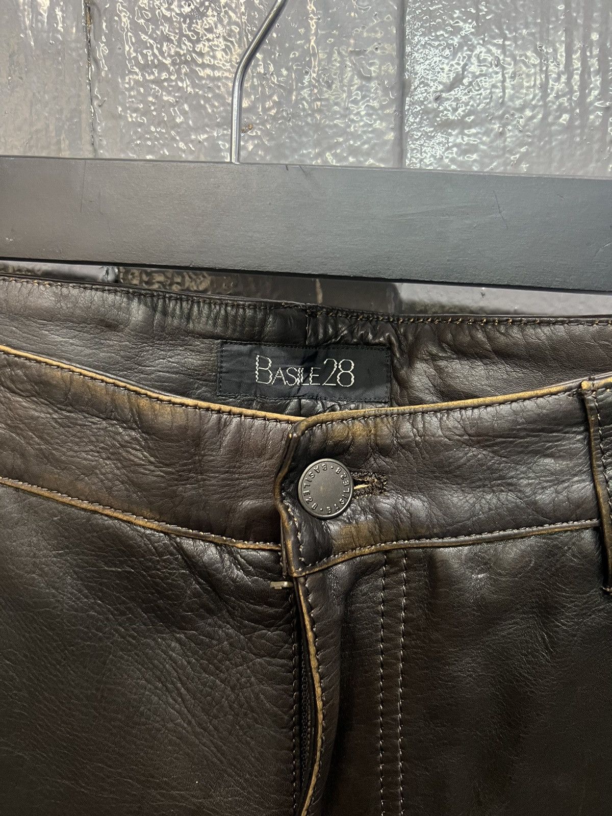 Genuine Leather Basile 28 Genuine Leather Pants Size 36 Size US 36 / EU 52 - 5 Thumbnail