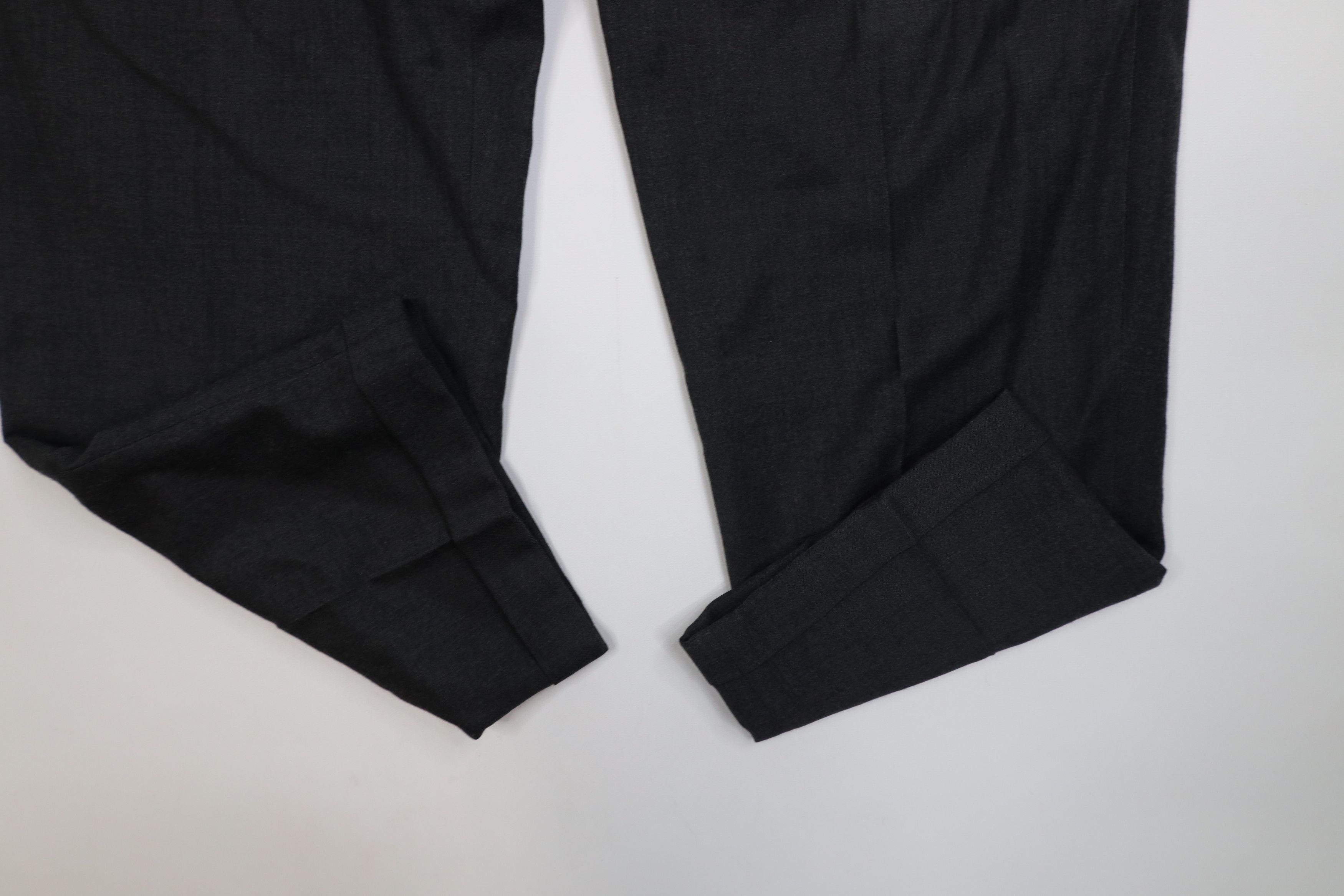Eddie Bauer Vintage 90s Eddie Bauer Wool Knit Cuffed Chino Pants Gray Size US 36 / EU 52 - 5 Thumbnail