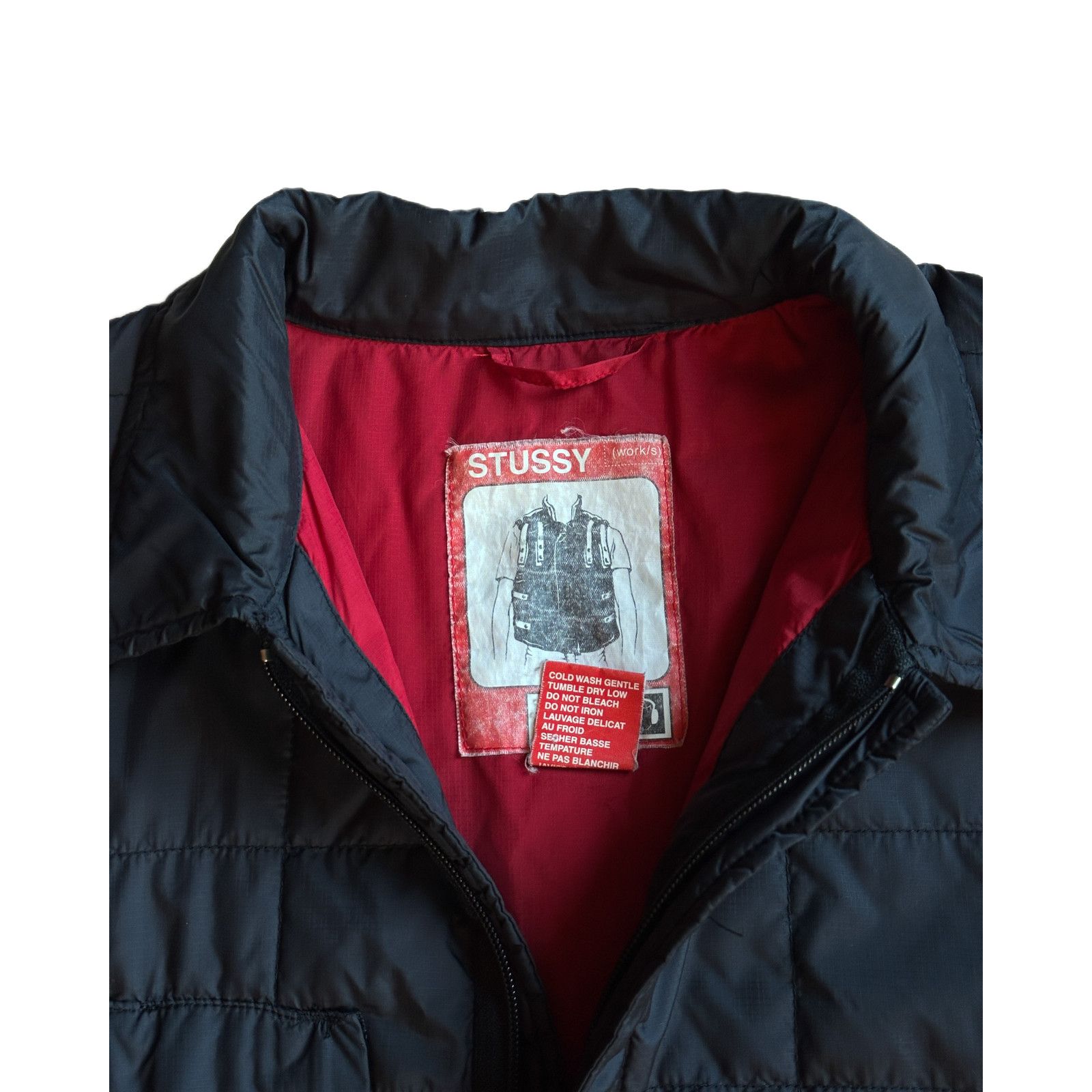 Stussy Vintage Stussy Puffer Jacket Size US XL / EU 56 / 4 - 2 Thumbnail