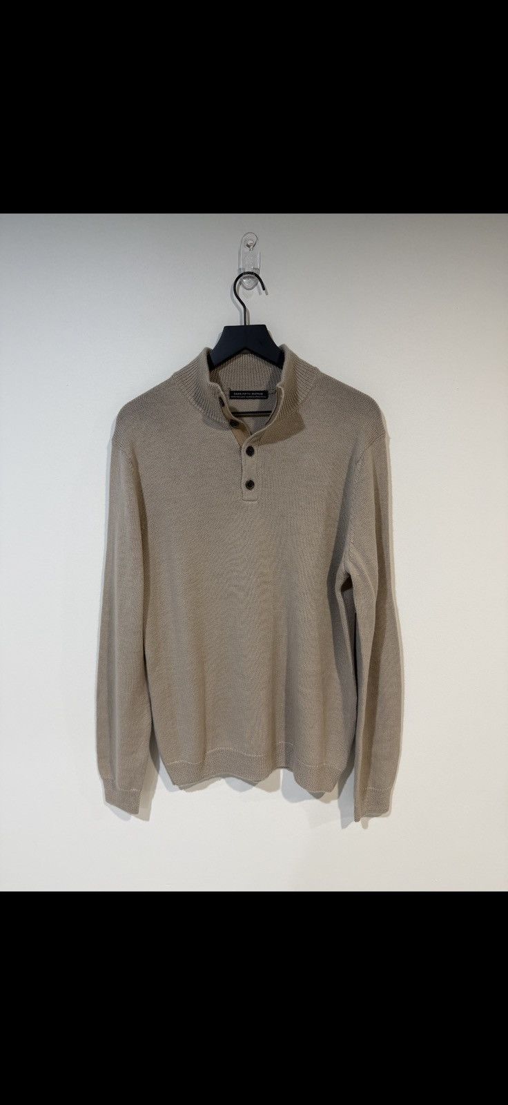 Saks Fifth Avenue Merino wool sweater Size US L / EU 52-54 / 3 - 1 Thumbnail