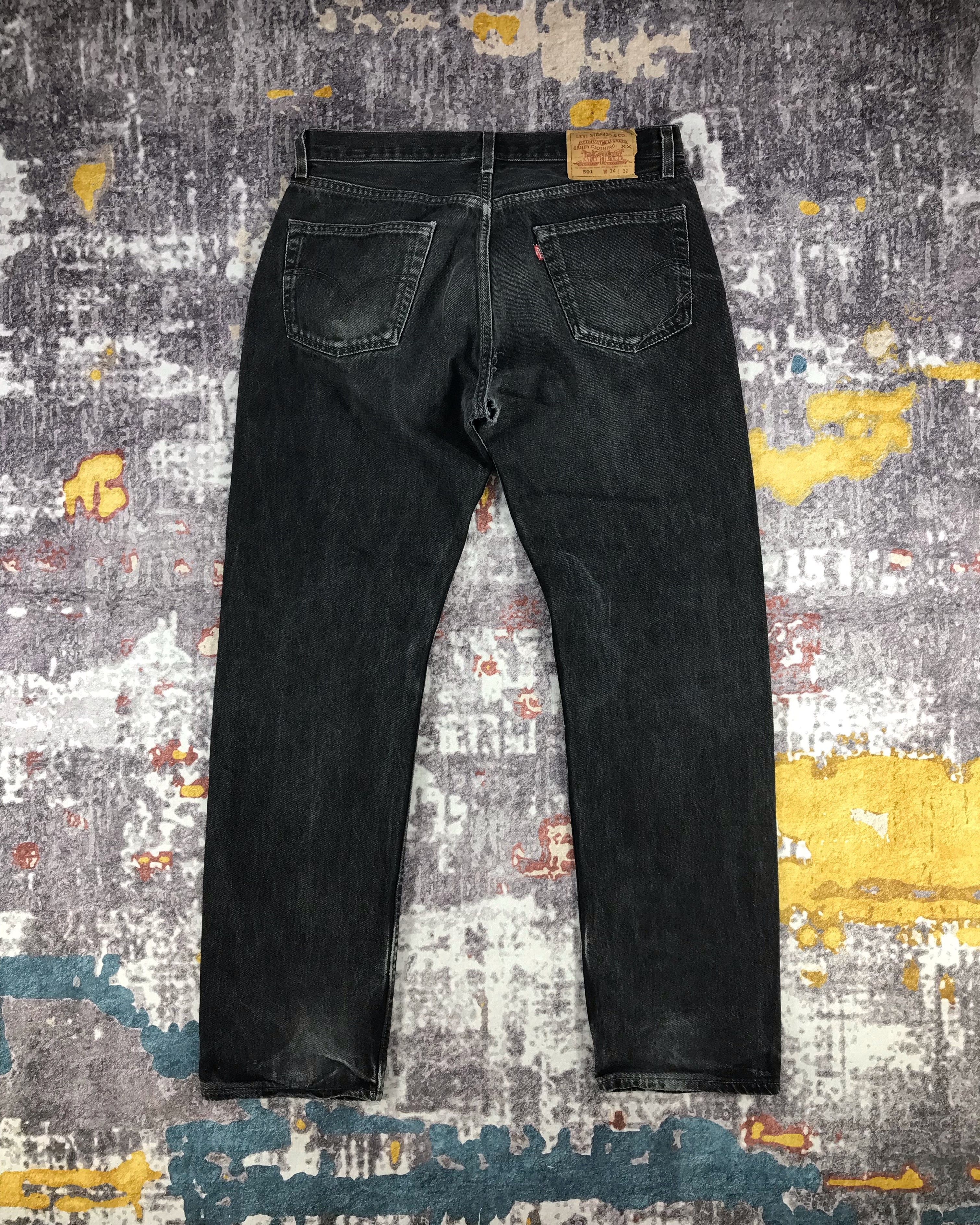 Levi's × Vintage 90s Vintage Levis 501 Earth Tone Jeans-JM2277 Size US 35 - 2 Thumbnail