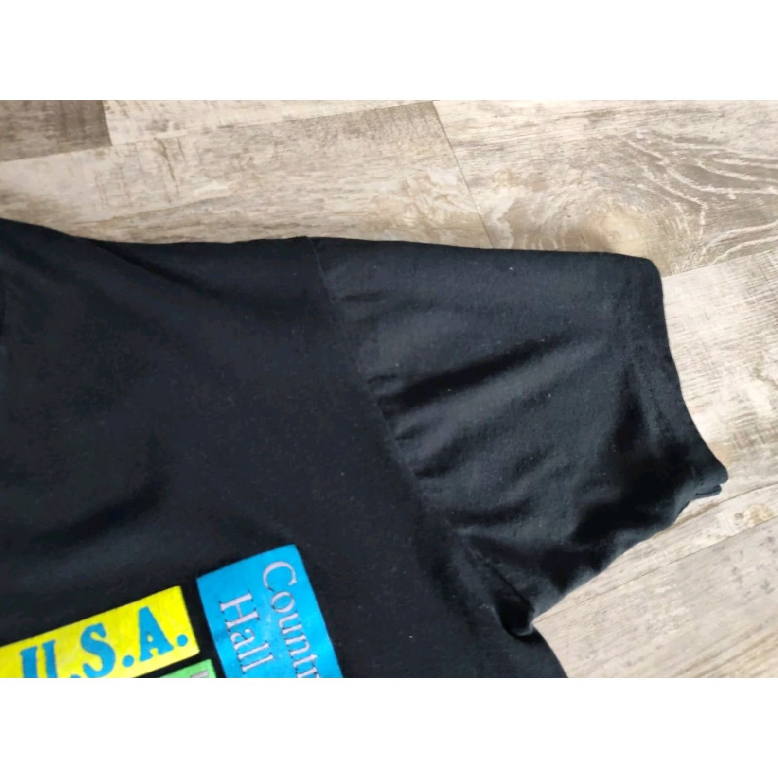 Vintage Vintage Belton USA Made Single Stitch Nashville Music Tee Shirt Size L Crew Neck Short Sleeve Black Cotton Polyester Logo Men Baseline: Music Size US L / EU 52-54 / 3 - 5 Thumbnail