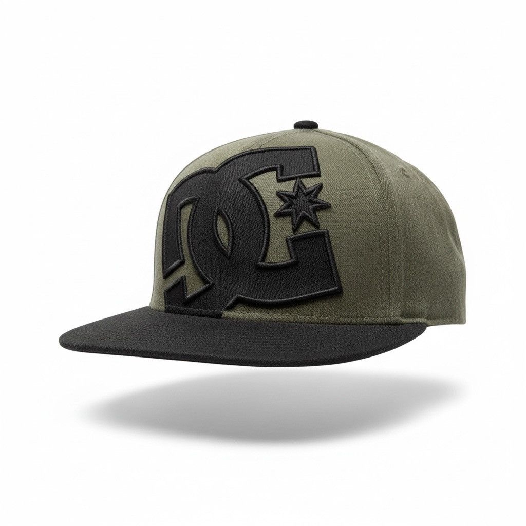 DC DC shoes 210 Fitted Snapback Emrodidered logo Size ONE SIZE - 1 Thumbnail