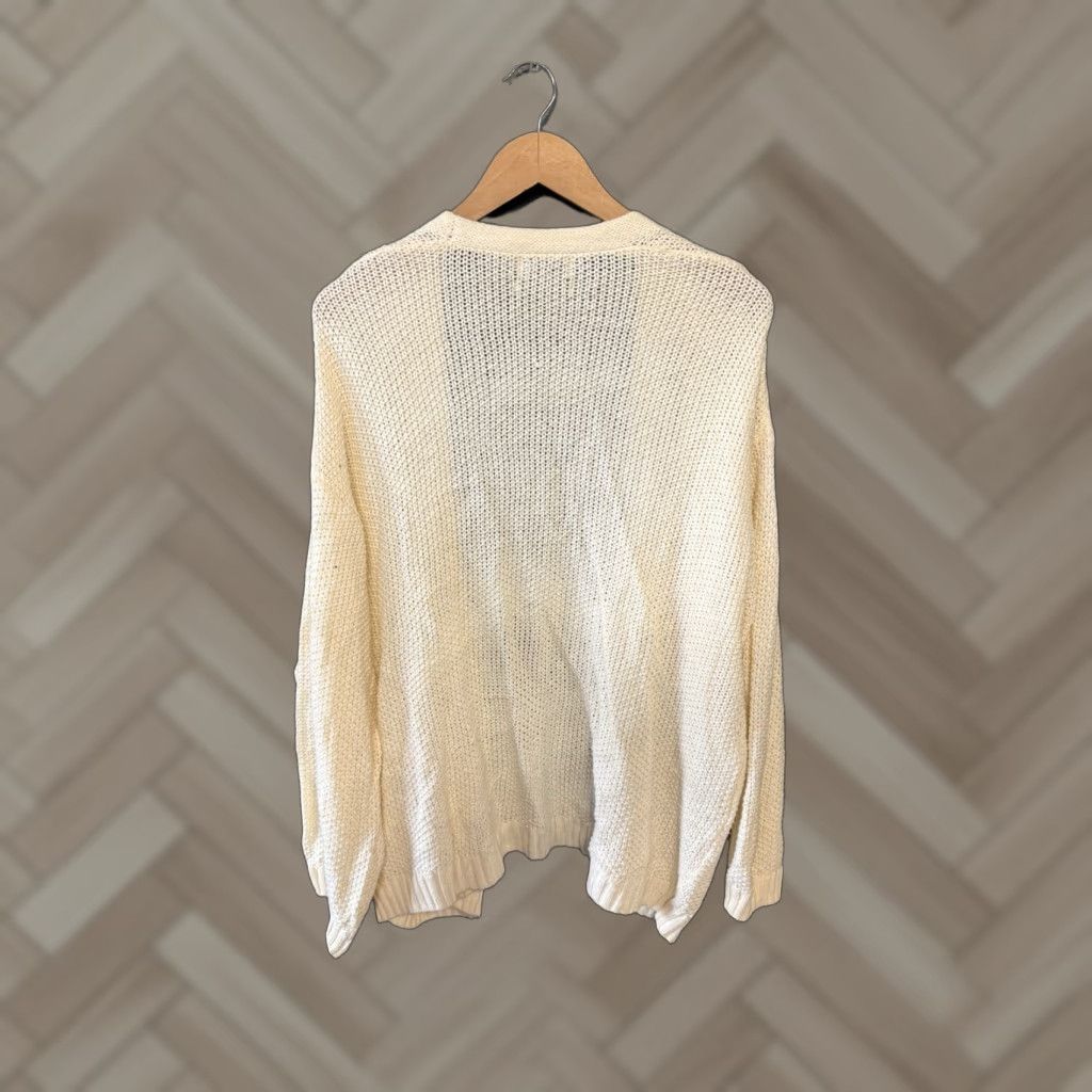 Urban Outfitters Urban Outfitters Women Ivory Open Front Kint Cardigan Sweatshirt XS Cardigan Open Front Womens XS Ivory Urban Outfitters Cardigan Sweatshirt Size XS / US 0-2 / IT 36-38 - 1 Thumbnail