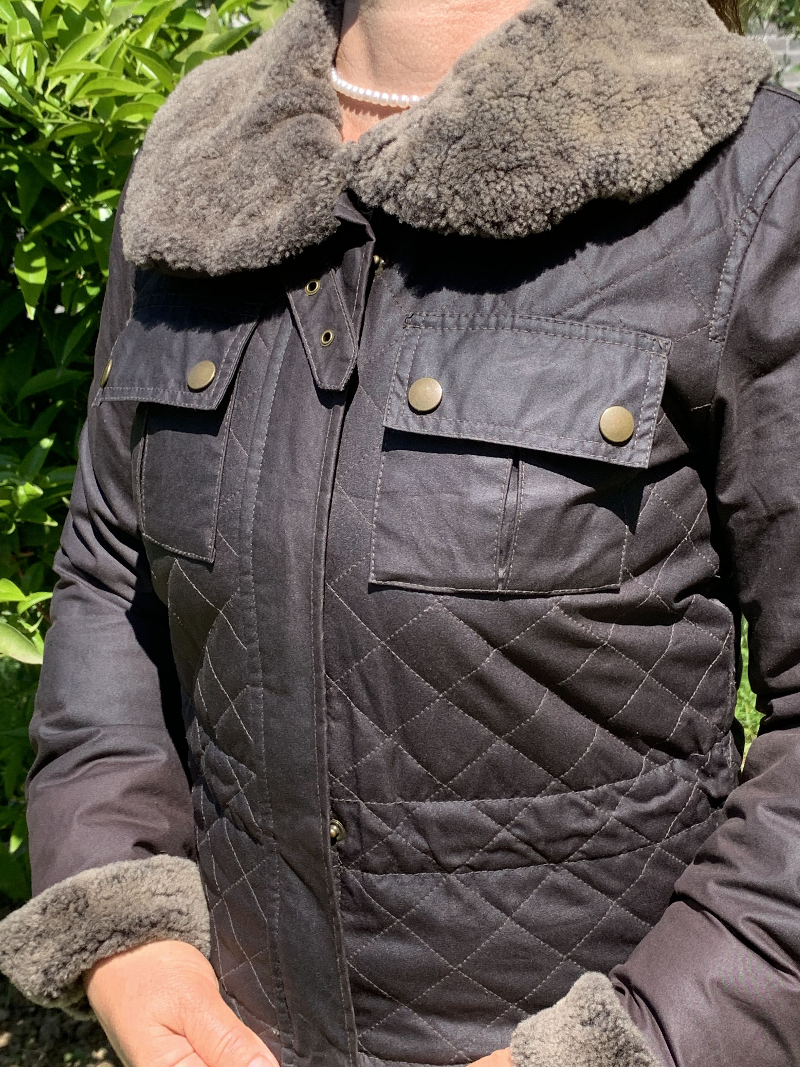 Belstaff Wax 85 Anniversary Gold Label Light Fur Size 40 S