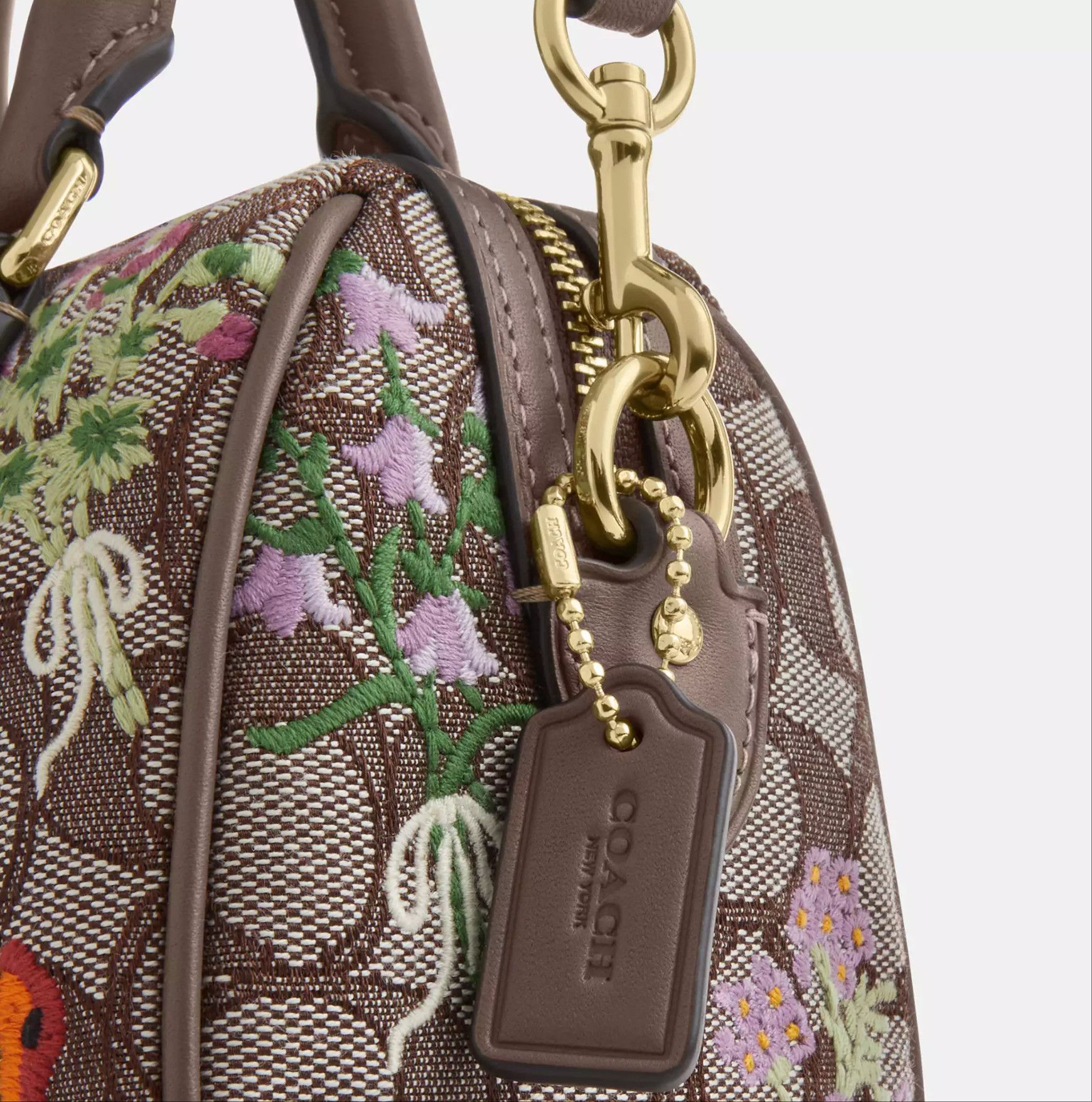 Coach Mini Rowan Crossbody Bag with Floral Embroidery CDY31 Size ONE SIZE - 18 Thumbnail