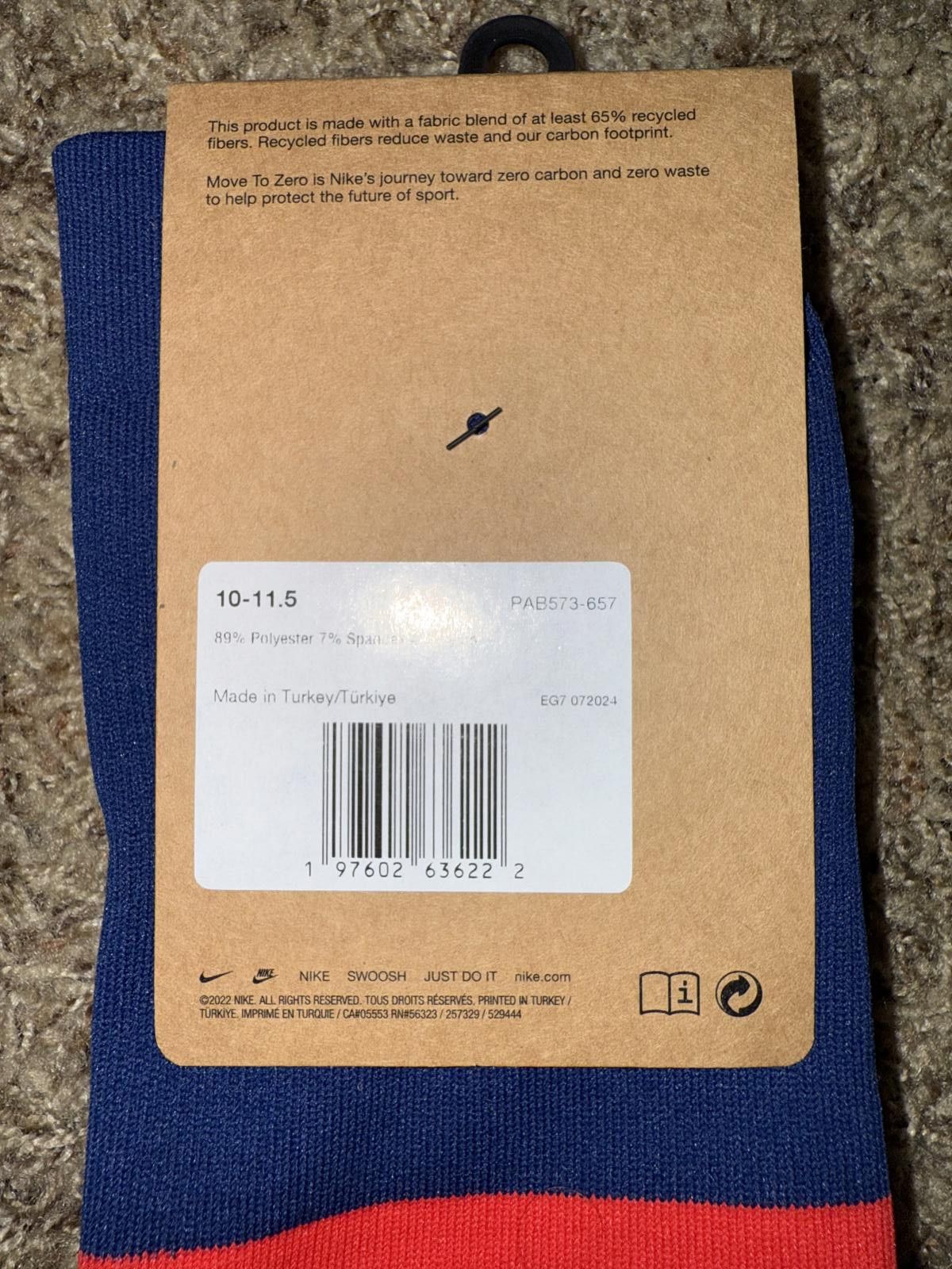 Nike Nike Men’s Norway 2025-2026 Home Vapor Strike Knee-High Socks Sample Size ONE SIZE - 6 Thumbnail