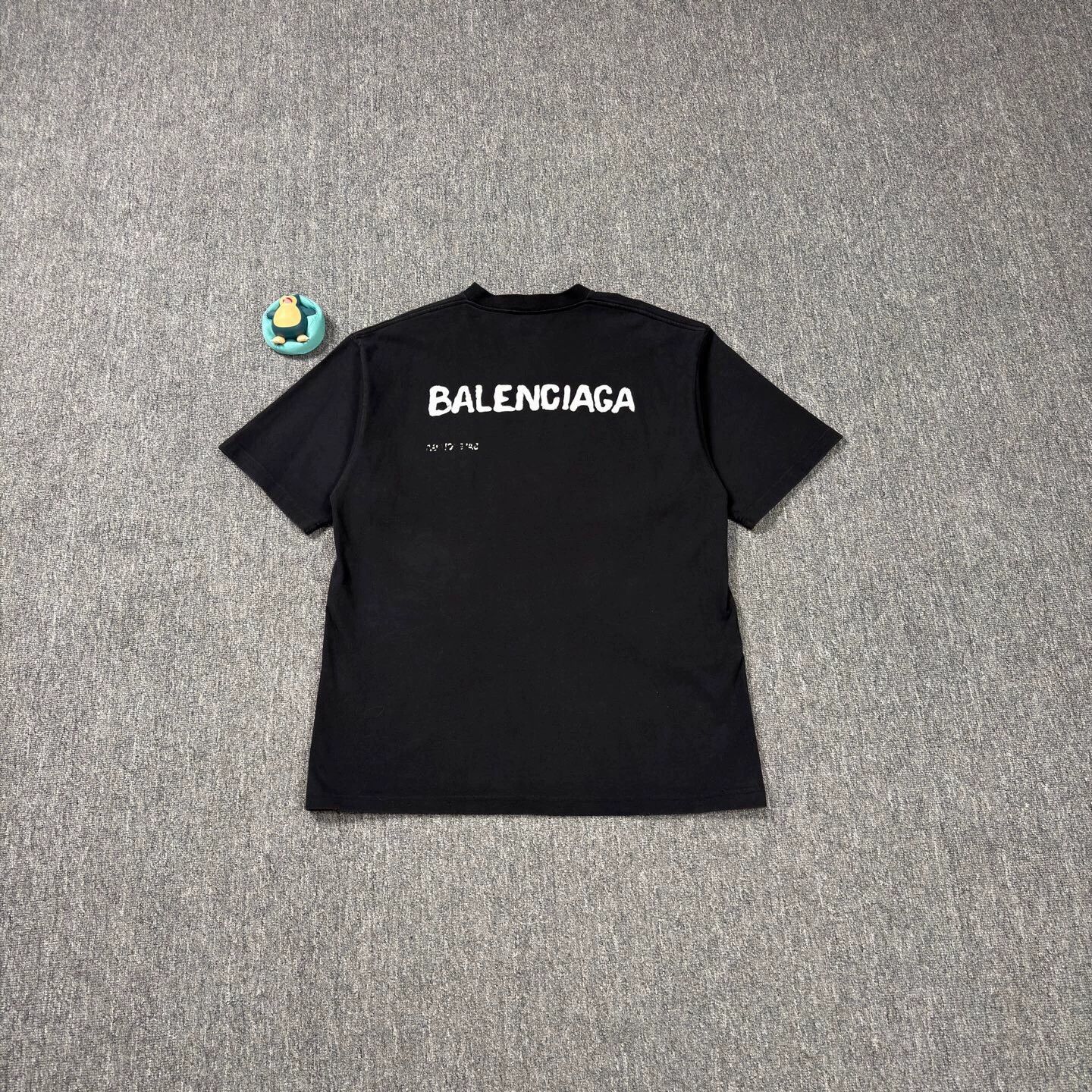 Balenciaga Balenciaga Faded Logo Black S T-shirt Near New Size US S / EU 44-46 / 1 - 2 Thumbnail