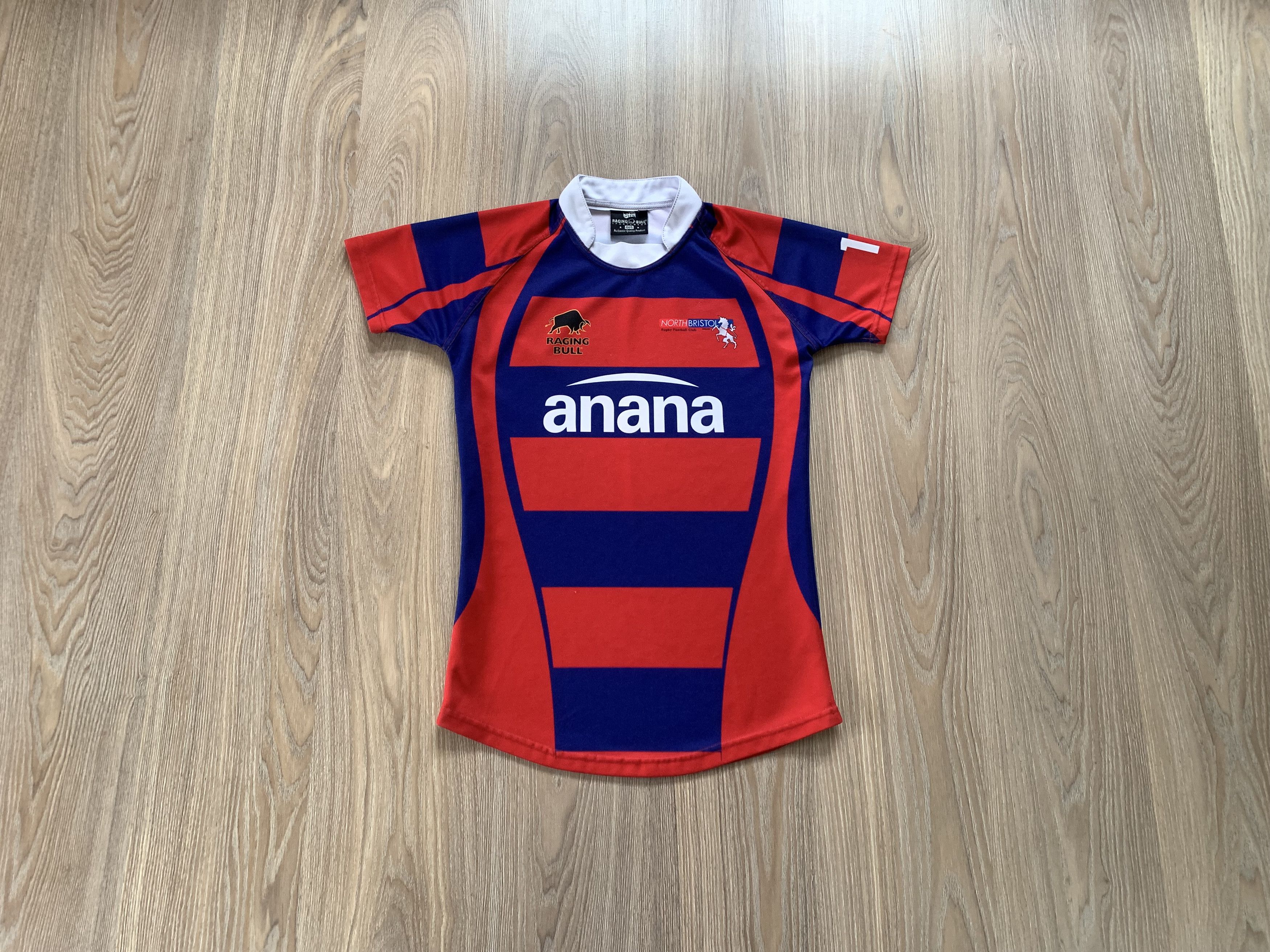 Sports Specialties Raging Bull North Bristol RFC Rugby Jersey #12 Size US S / EU 44-46 / 1 - 1 Thumbnail