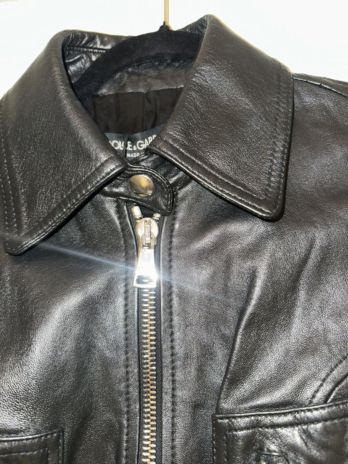Dolce & Gabbana Dolce Gabbana Vintage 2000s Biker Jacket Size M / US 6-8 / IT 42-44 - 3 Thumbnail