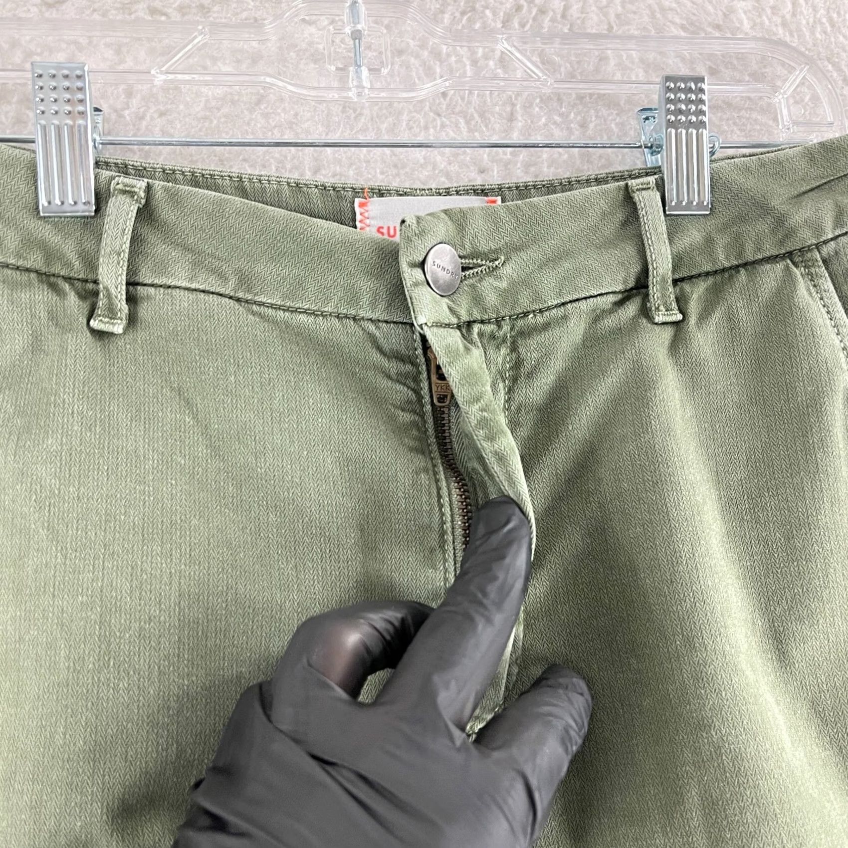 Sundry Sundry Pants Womens Size 26 Green Jogger Mid-Rise Tapered Casual Jeans? Size 26" / US 2 / IT 38 - 5 Thumbnail