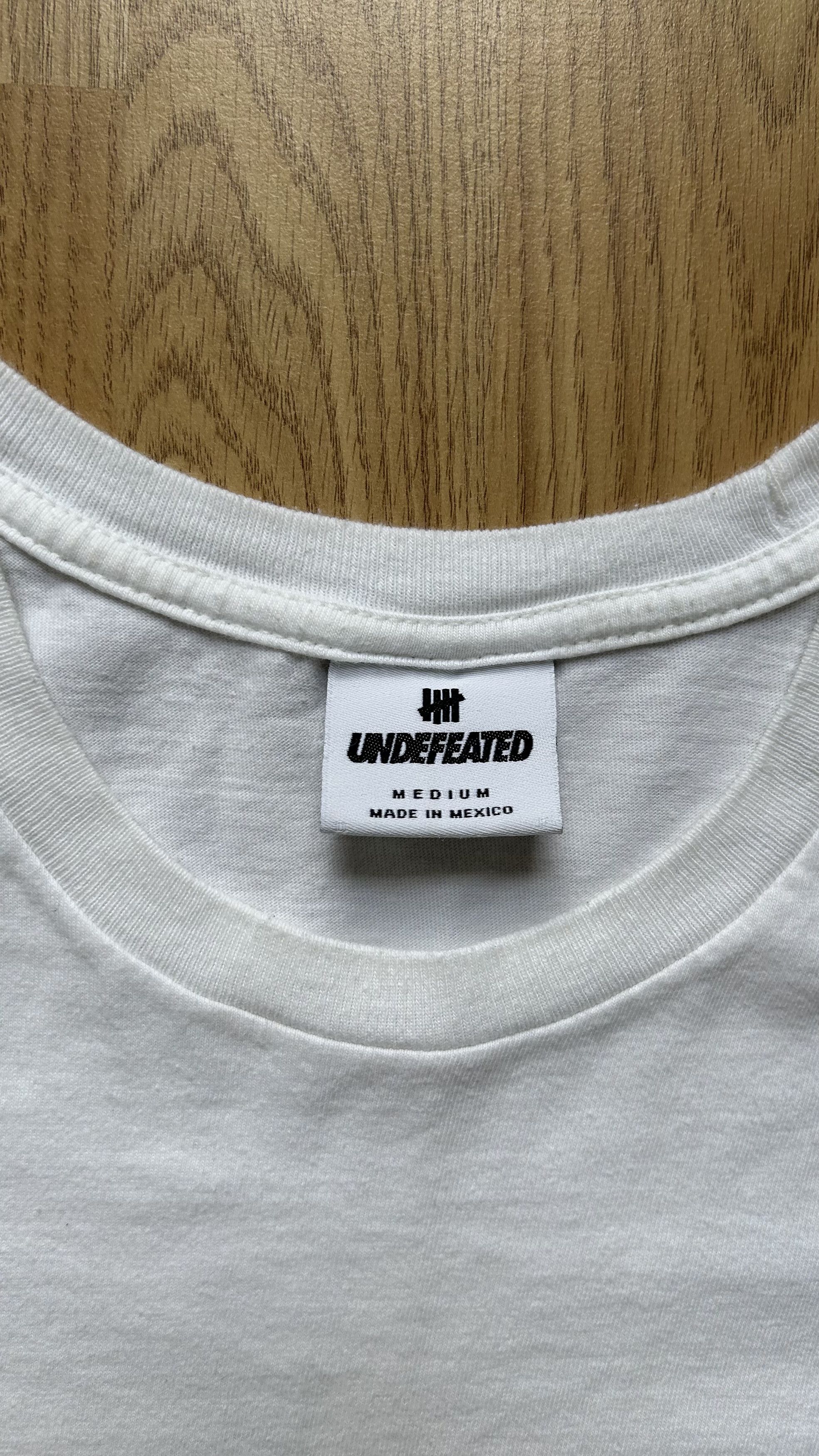 Undefeated × Vintage Undefeated Plain T-shirt - White Size US M / EU 48-50 / 2 - 2 Thumbnail