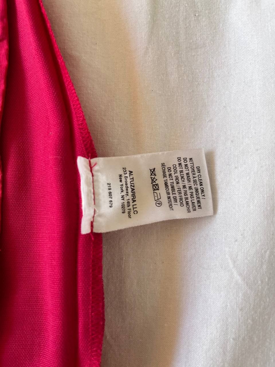 Altuzarra Altuzarra raspberry pink virgin wool dress pants W30/L26 Size 30" / US 8 / IT 44 - 9 Thumbnail