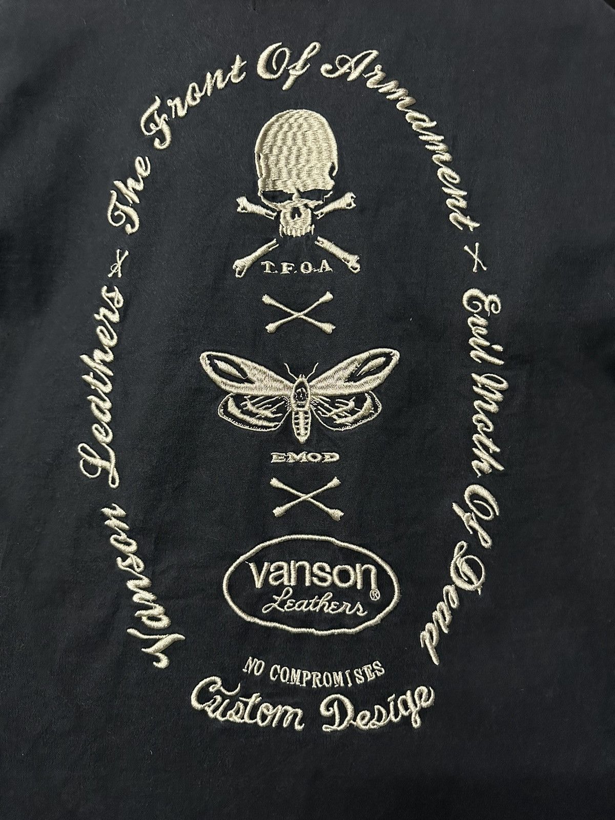 Japanese Brand × Vanson Leathers × Vintage Vintage Vanson Leather Skulls Embroidery Logo Faded Tee Size US M / EU 48-50 / 2 - 3 Thumbnail