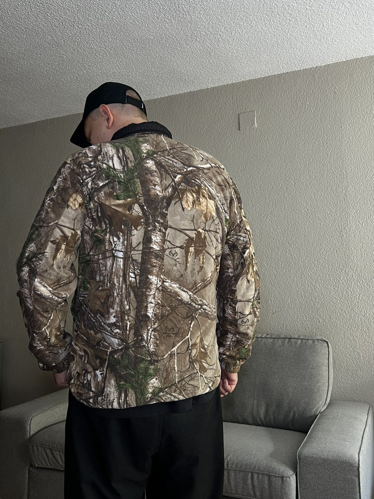 Carhartt Vintage Carhartt Real Tree Fleece Double Jacket Size US L / EU 52-54 / 3 - 10 Thumbnail