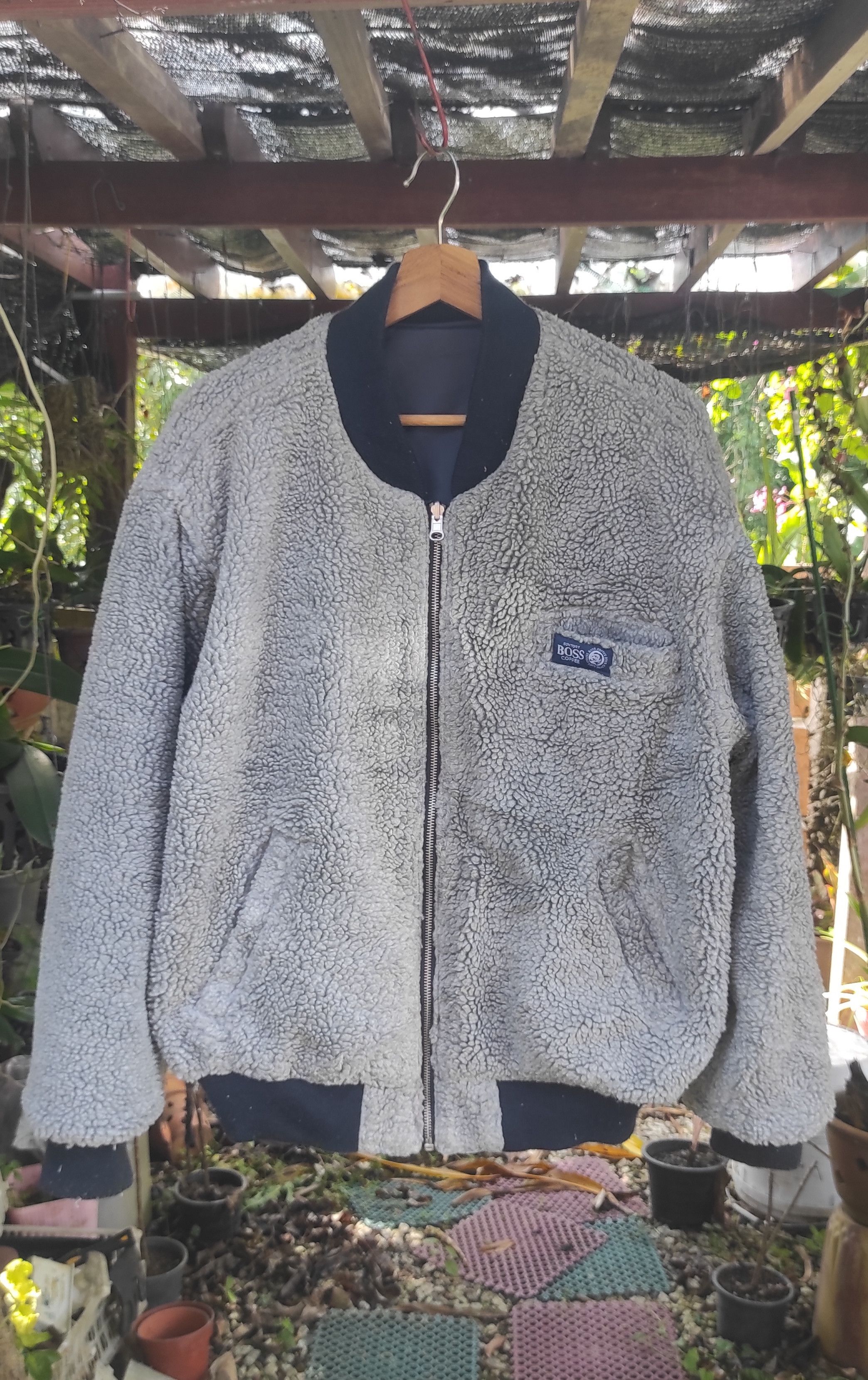 Japanese Brand Reversible Suntory Coffee Boss MA-1 Bomber Jacket Size US M / EU 48-50 / 2 - 6 Thumbnail