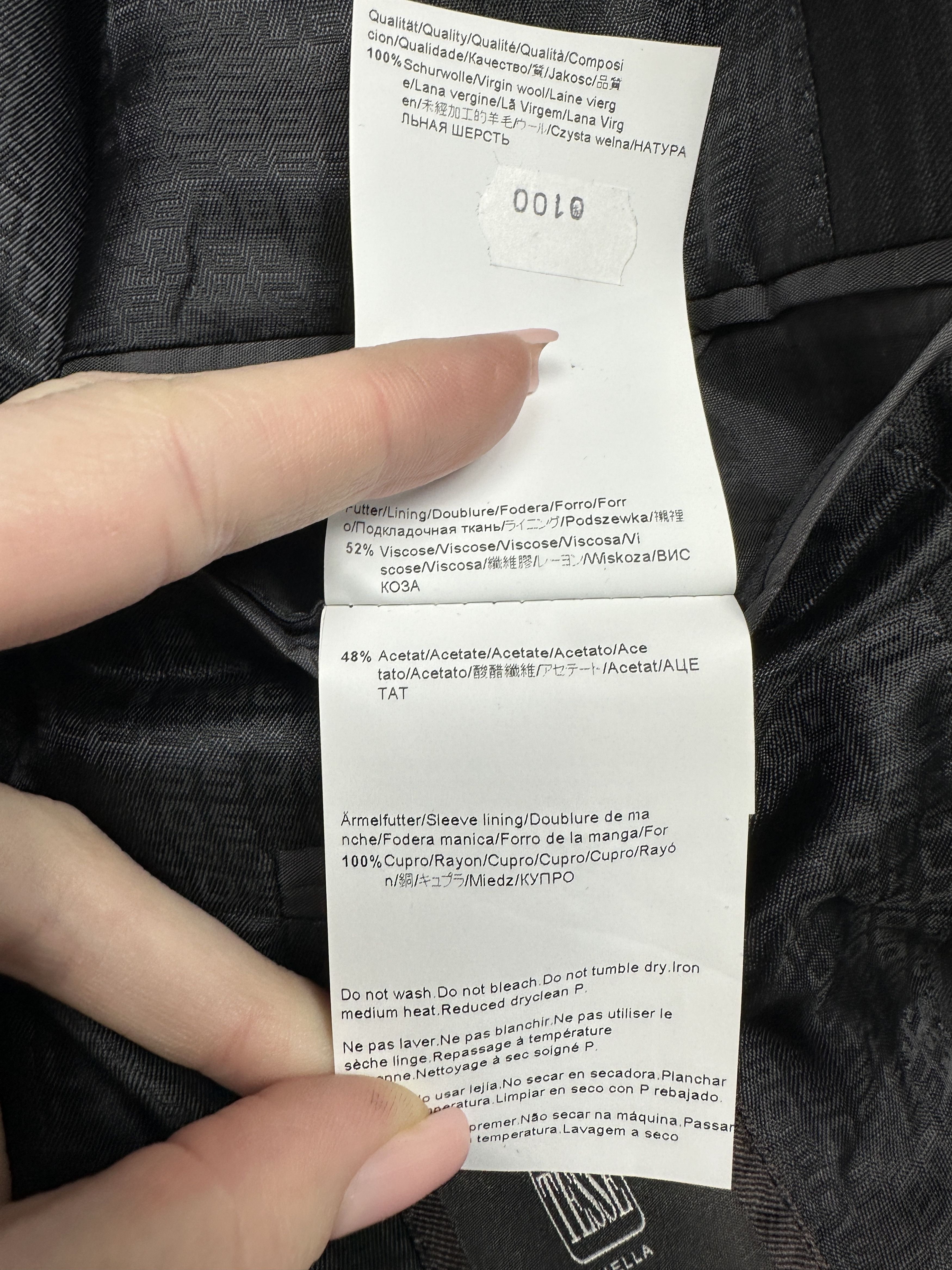 Hugo Boss Lanificio Tesse Biella For HUGO BOSS Wool Suit Blazer + Pant Size 42R - 7 Thumbnail