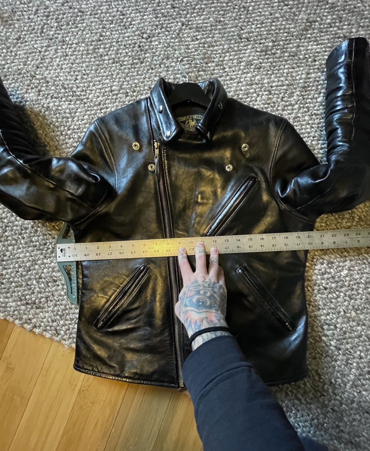 DOUBLE HELIX DEVIANT LEATHER JACKET