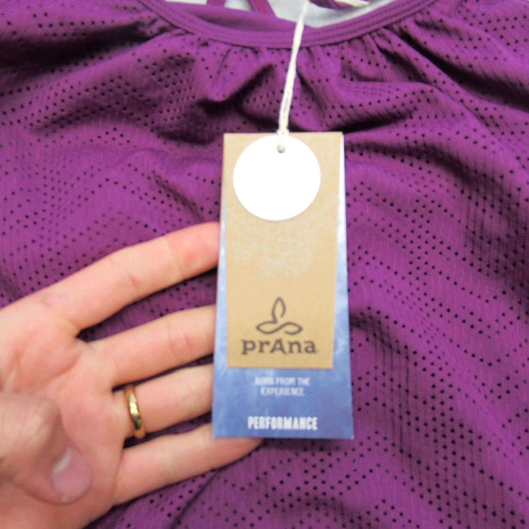 Prana Prana Womens Medium Purple Sleeveless Tank Top Yoga Performance NEW Meadow Shirt Size M / US 6-8 / IT 42-44 - 6 Thumbnail