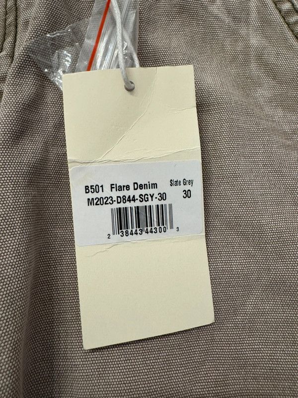 MNML Mnml B501 Flare Denim Slate Grey size 30 New nowe jeans Size US 30 / EU 46 - 11 Thumbnail