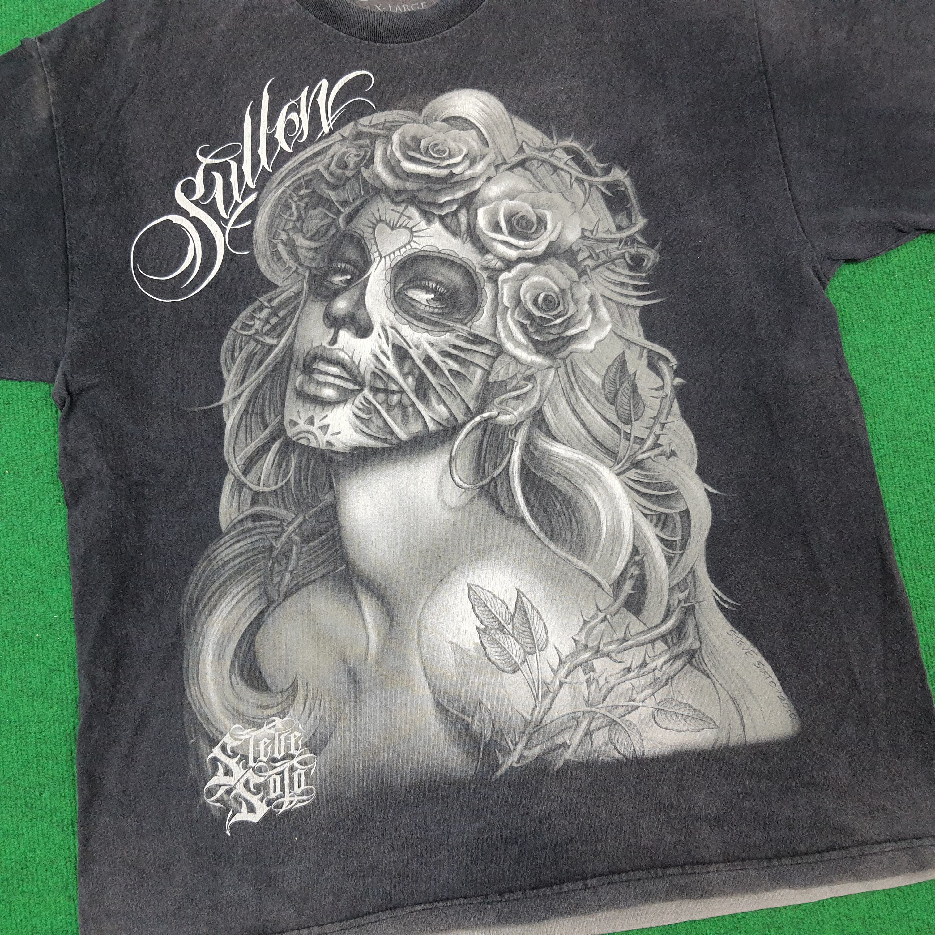Vintage Vintage Sullen Naked Art American Fashion Style Tshirt Size US XL / EU 56 / 4 - 2 Thumbnail