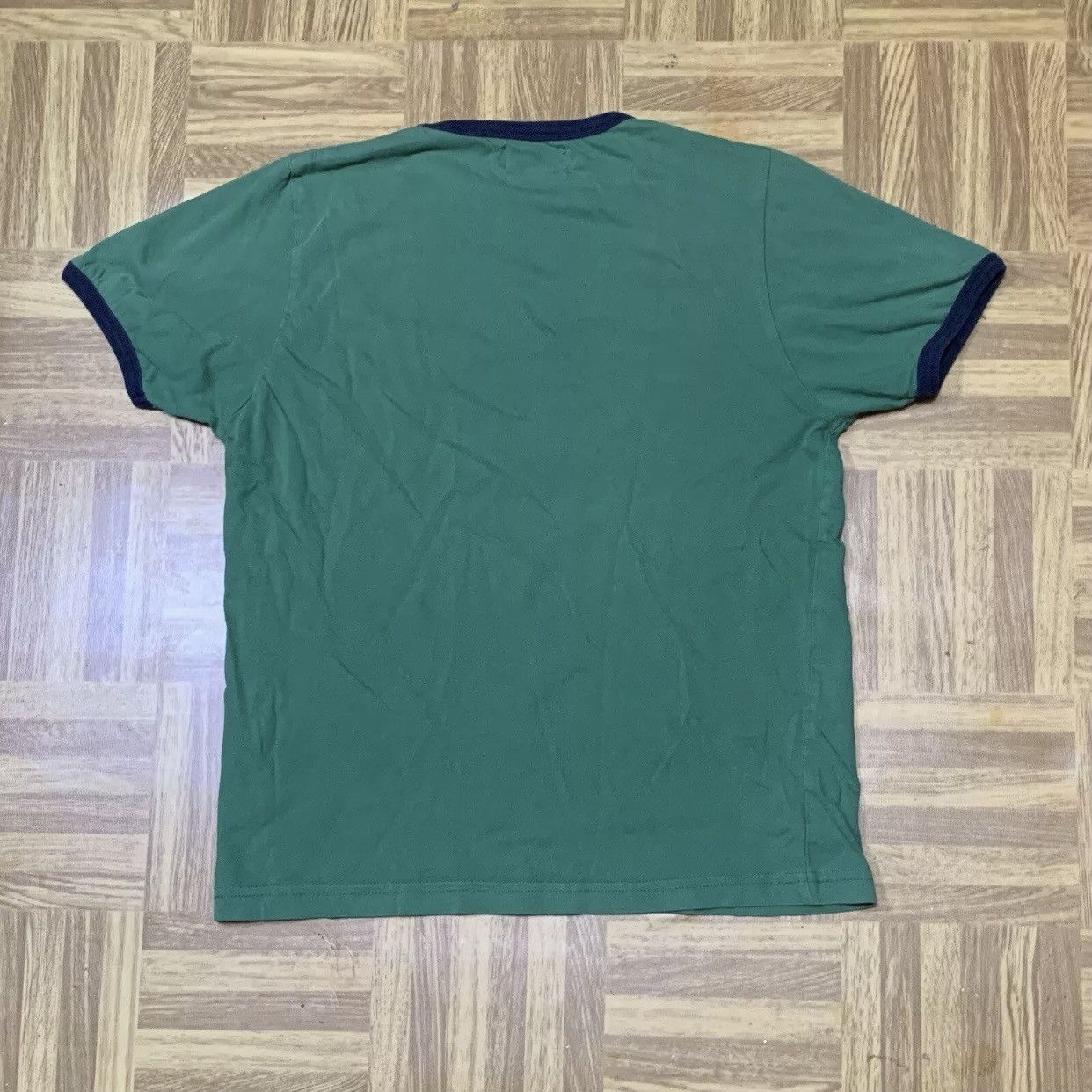 Fred Perry × Vintage 80s 90s Vintage Fred Perry T Shirt Skins Mod Casuals Green Size US S / EU 44-46 / 1 - 7 Thumbnail