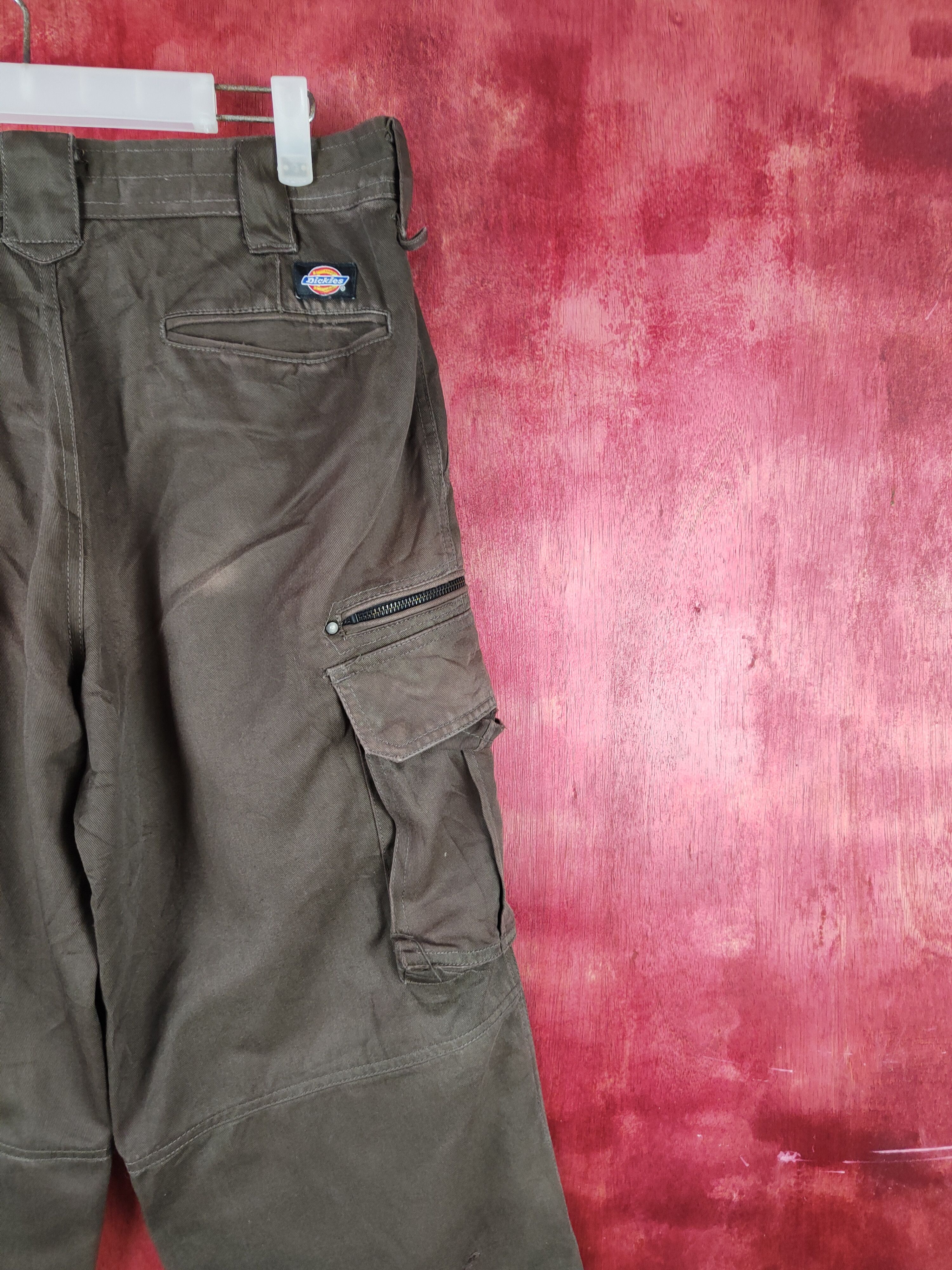 Dickies Dickies Dark Brown Multipocket Tactical Cargo Pants #S1312 Size US 33 - 14 Thumbnail
