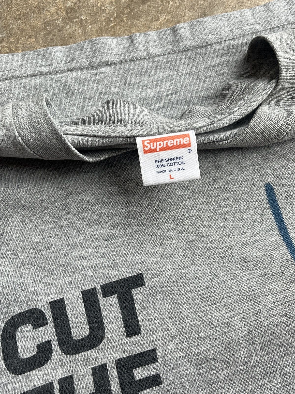 Supreme SS09 Cut The Crap Supreme Box Logo Grail! Size US L / EU 52-54 / 3 - 6 Thumbnail